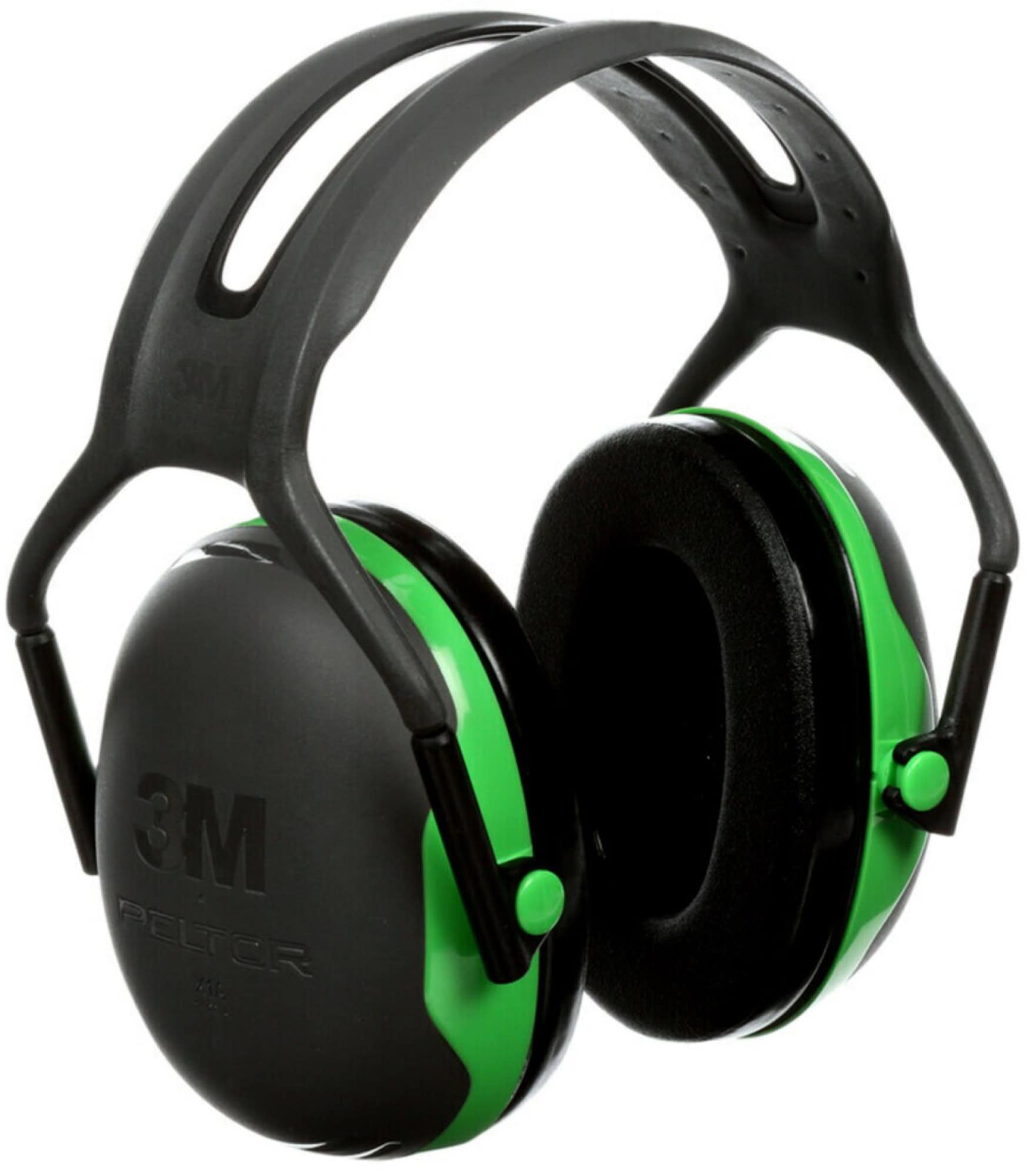 3M™ PELTOR™ X1A, SNR = 27 dB, Schwarz/Grün, Kapselgehörschutz für laute Arbeitsumgebungen