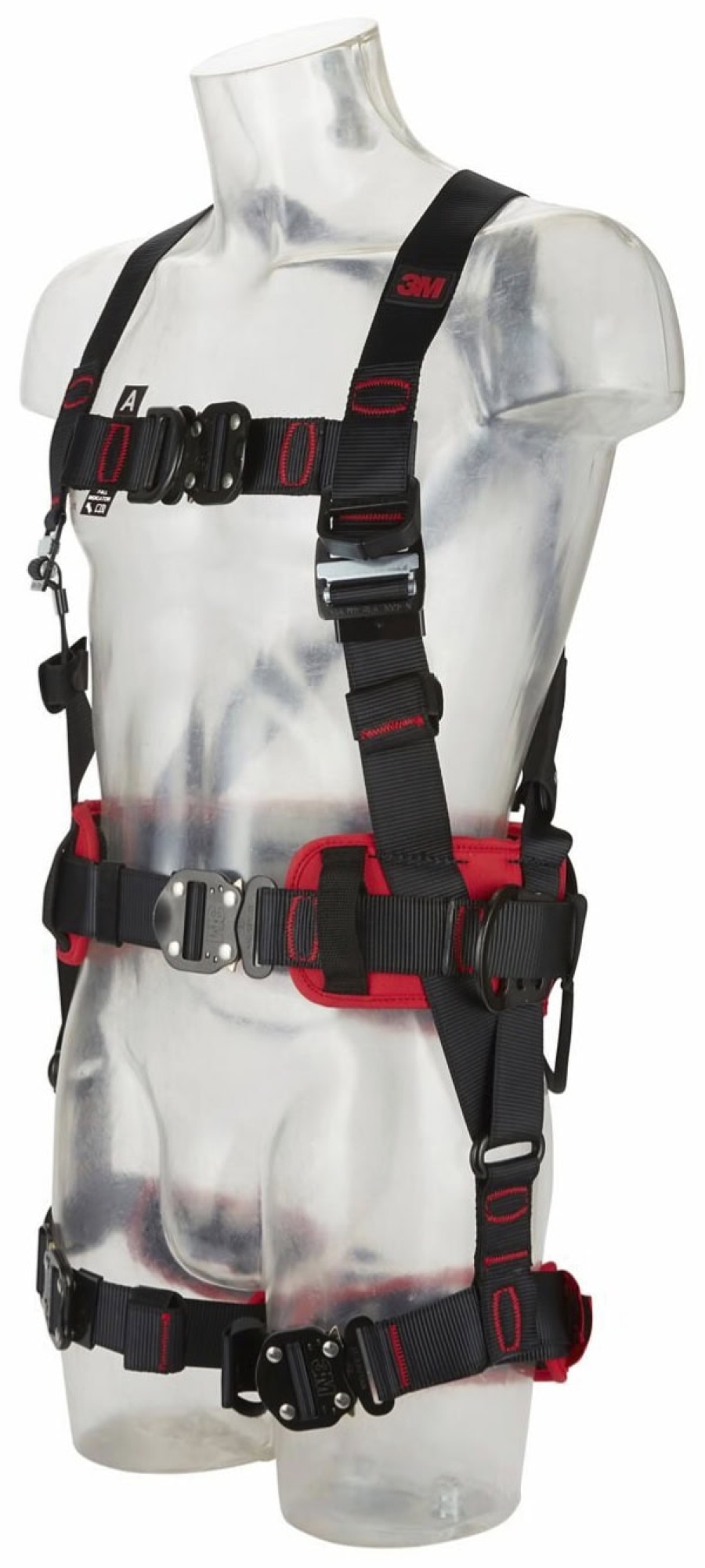 Preview: 3M™ Protecta® Komfort Auffang- und Positionierungsgurt E200 1161645, Größe S, Schnellverschluss, Verbindungsringe an geraden Beinschlaufen, 2,46 Kg, Schwarz, Komfort Auffang- und Positionierungsgurt im Westenstil