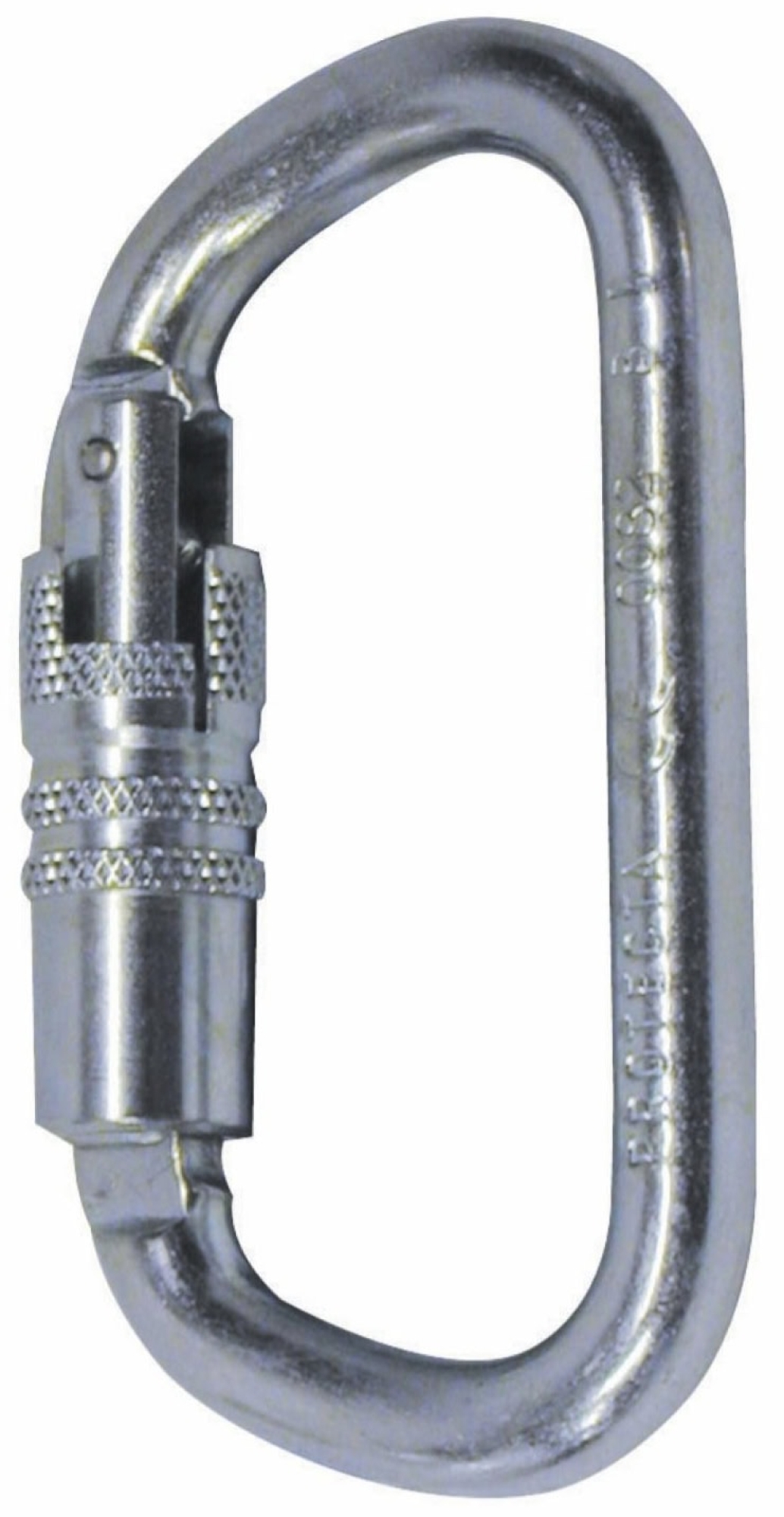 3M™ Protecta® Selbstschließender Karabiner 2199869, AJ514, Edelstahl, D-Form, 0,80 Kg, 18 mm Öffnung, Automatische Verschlusssicherung, Drehverschluss, Für sichere Verbindungen im Absturzsicherungssystem