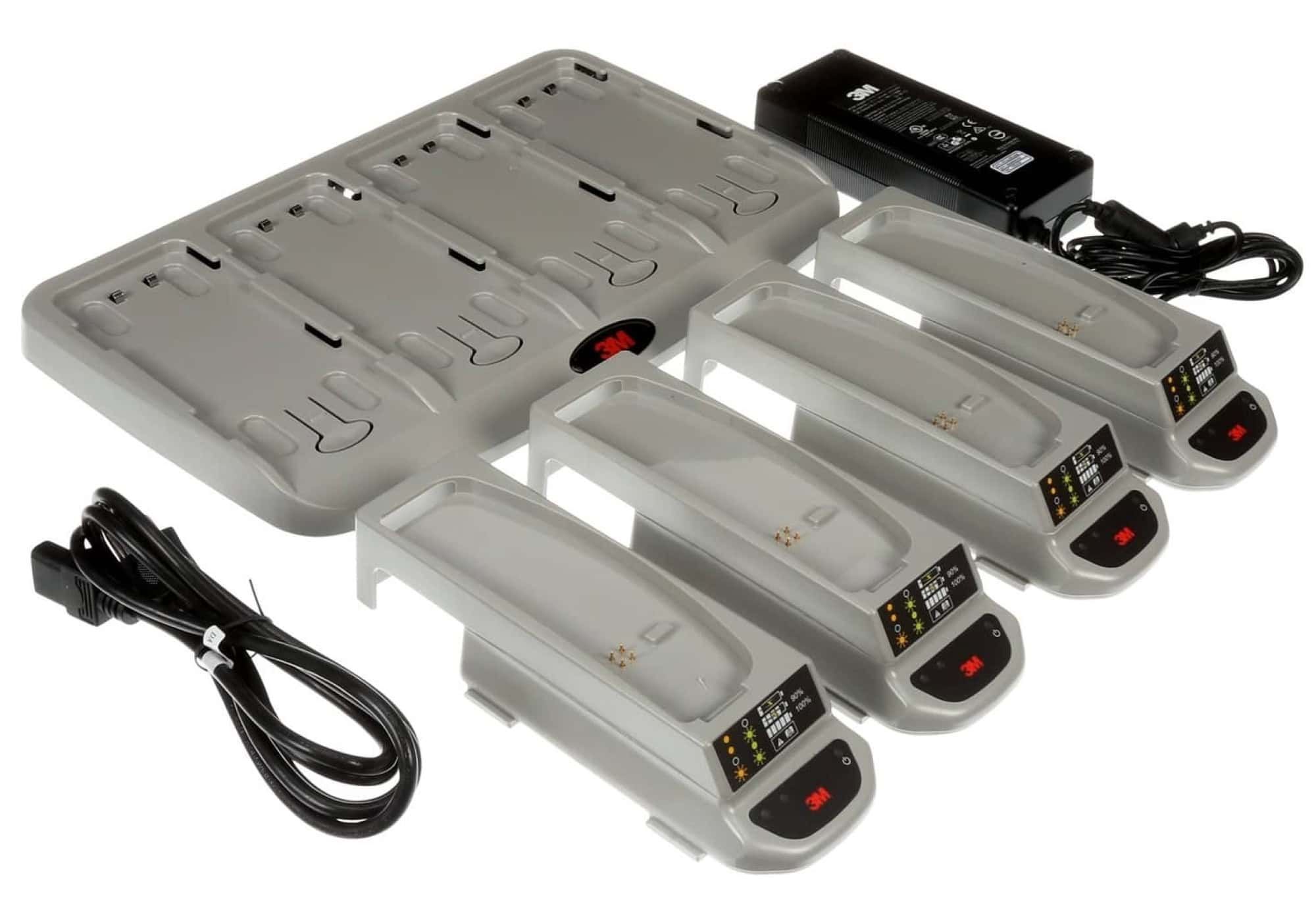 3M™ Versaflo™ TR-344, Batterieladegerät mit vier Stationen für TR-300+