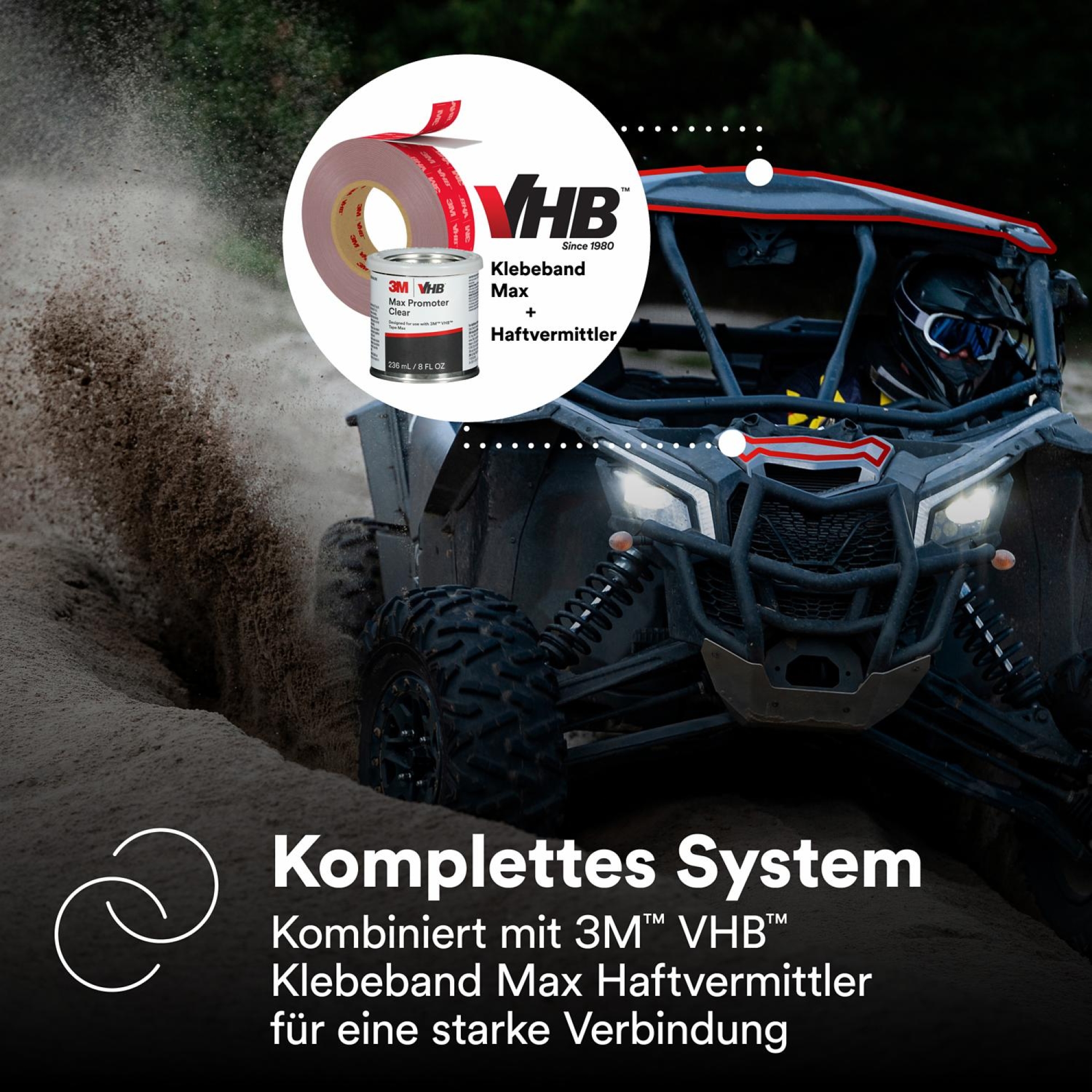 Preview: 3M™ VHB™ MAX Haftvermittler VHBMAX946, 946 ml, Transparent, Für VHB™ MAX Klebebänder zur Verbesserung der Klebeleistung