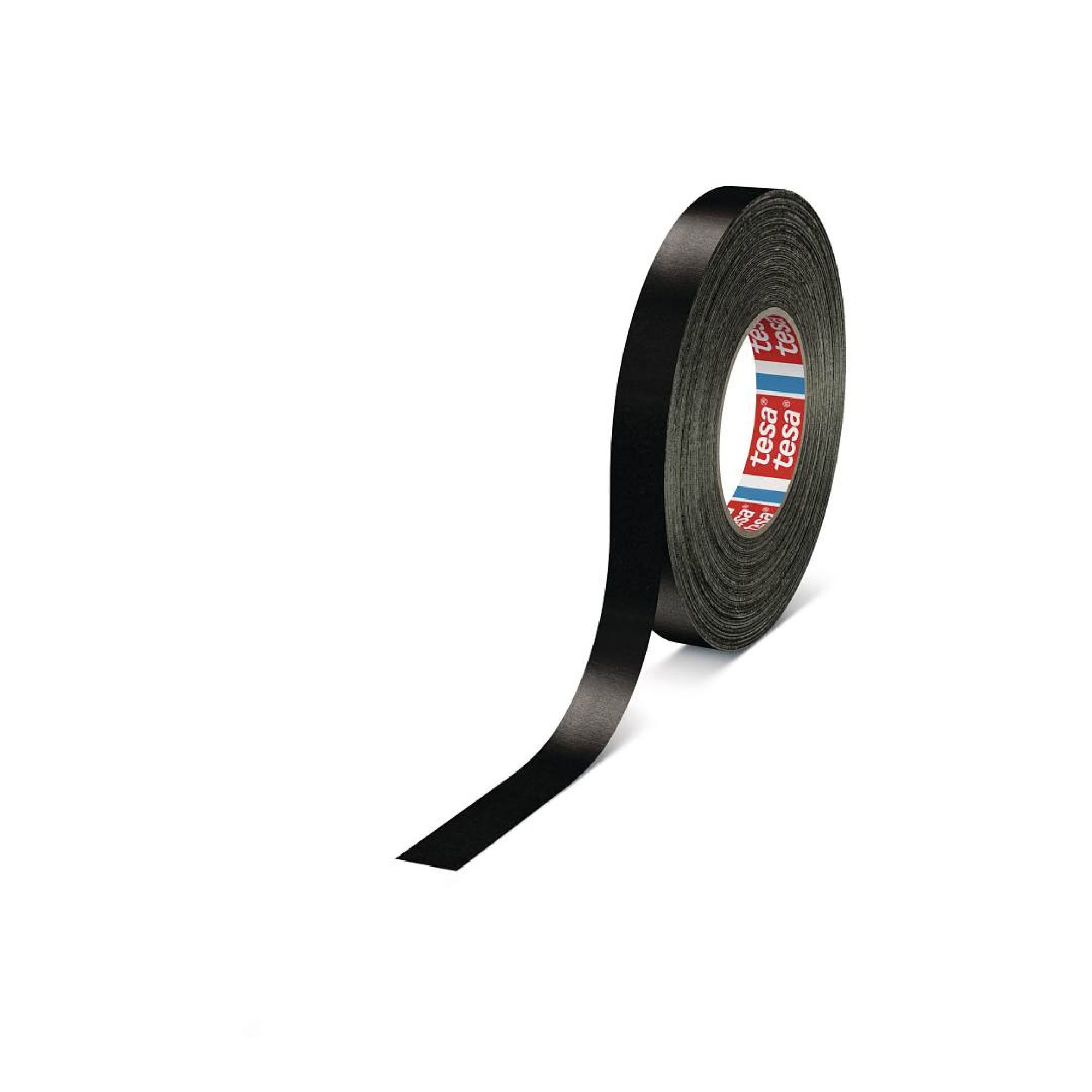 tesa 4651, Premium Gewebeband schwarz - 19 mm x 25 m