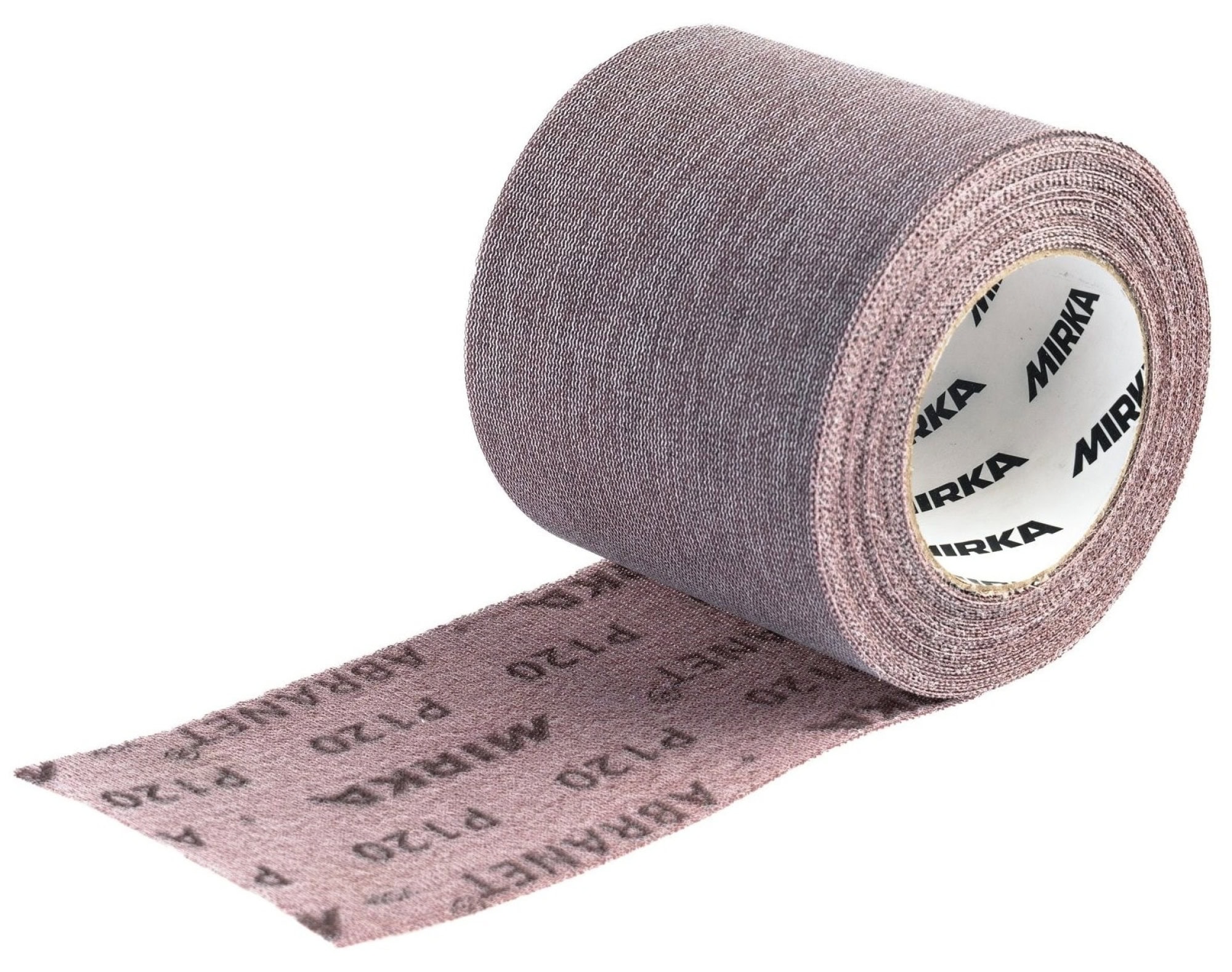 Mirka® Abranet 545BY001803R, 115 mm x 10 m, P80, Gitternetz, Kletthaftend, PA Gitternetz Schleifrollen mit Aluminiumkorn