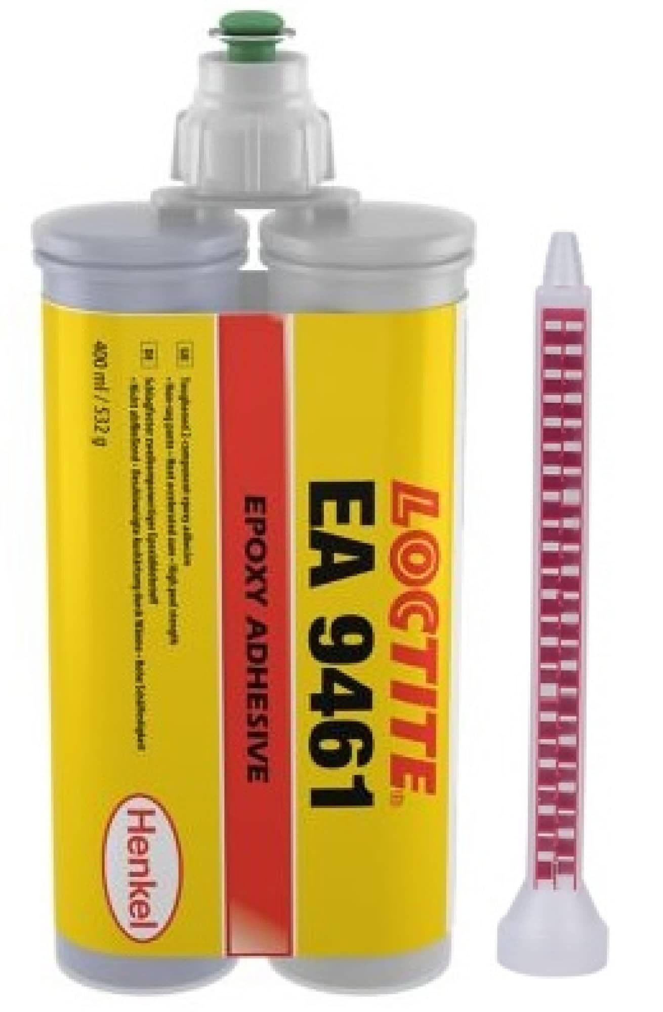 Henkel™ Loctite® Epoxid Strukturklebstoff EA 9461, 400 ml, Grau, 1:1, Fest, 2K, 2061251, Für unterschiedlichen Werkstoffen
