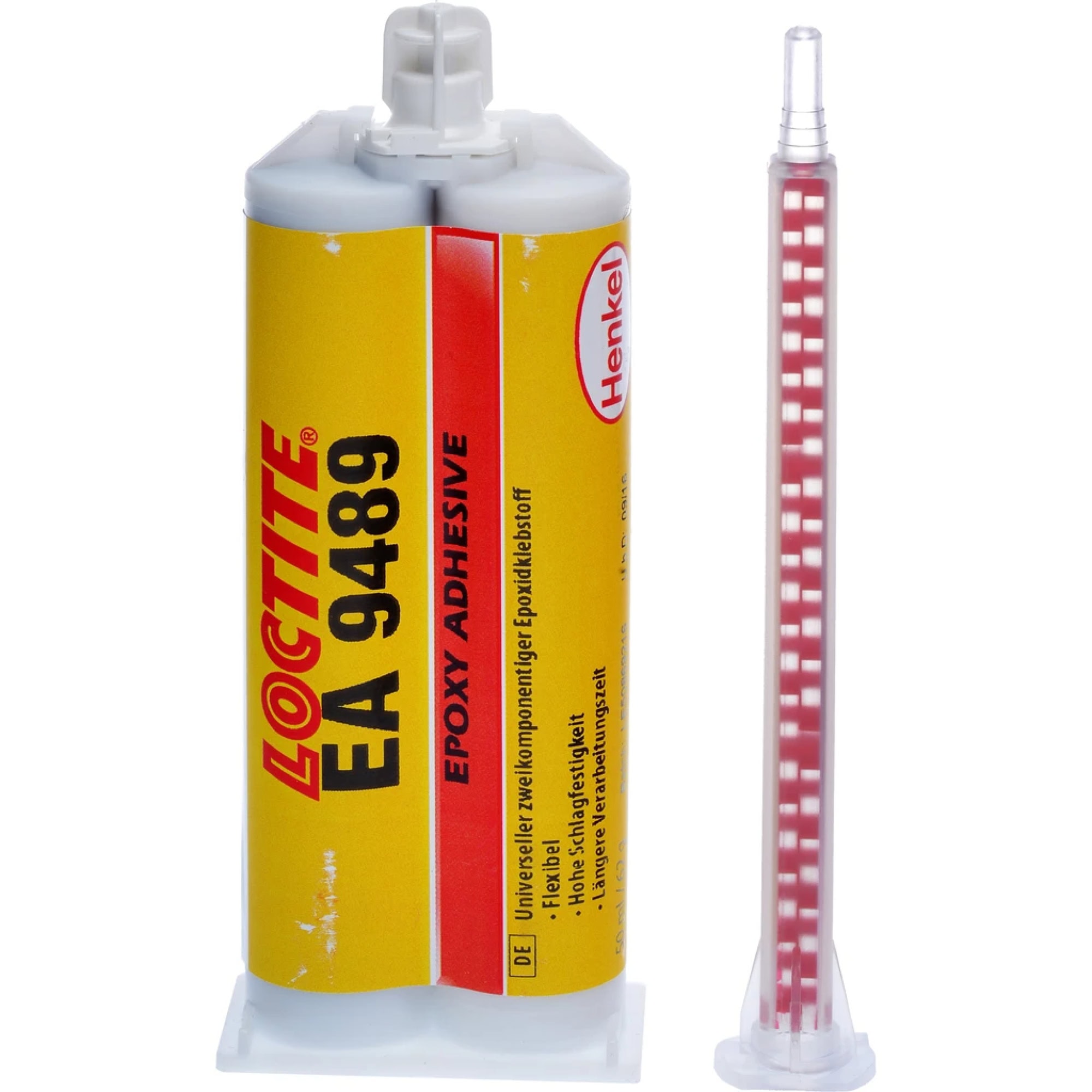 Henkel™ Loctite® Epoxid Strukturklebstoff EA 9489, 50 ml, Grau, 1:1, Mittel, 2K, 2056901, Lange bearbeitbar