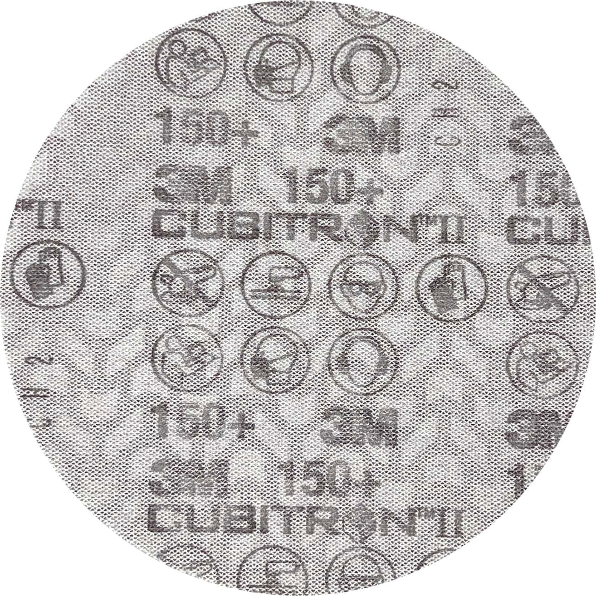 3M™ Xtract™ Cubitron™ II 710W 39080, Ø 150 mm, P150+, 12.000 U/Min., Gitternetz, Kletthaftend, Premium Schleifscheibe mit Präzisions-Keramikkorn
