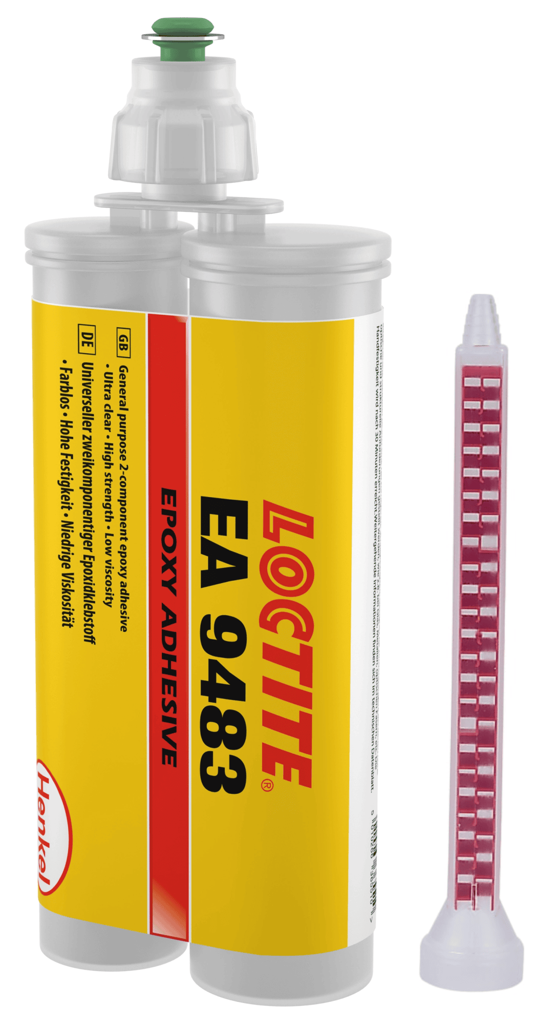 Henkel™ Loctite® Epoxid Strukturklebstoff EA 9483, 400 ml, Transparent, 2:1, Fließend, 2K, 2056389, Für Anwendungen die Transparenz und hohe Festigkeit erfordern