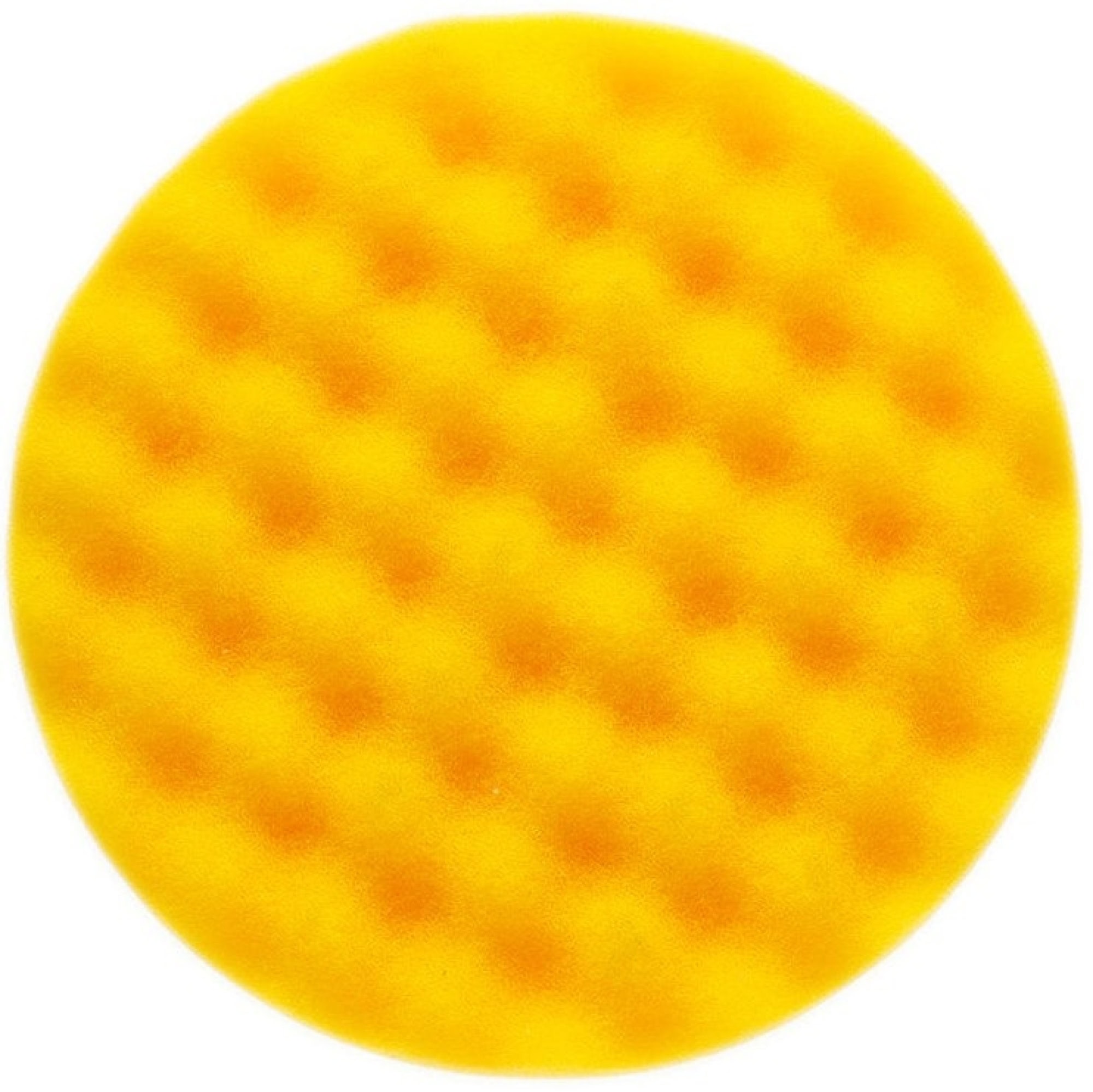 Mirka® Golden Finish, 7993415521, Pad 1, Ø 150 mm, Gelb, Gewaffelt, Schaumstoffpad, Für Finish- und Polierarbeiten