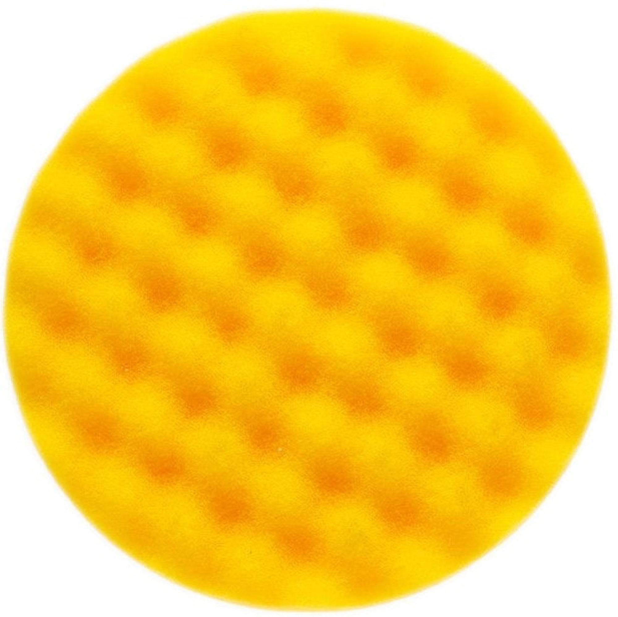Mirka® Golden Finish 7993418521, Pad 1, Ø 77 mm, Gelb, Gewaffelt, Schaumstoffpad, Für Finish- und Polierarbeiten