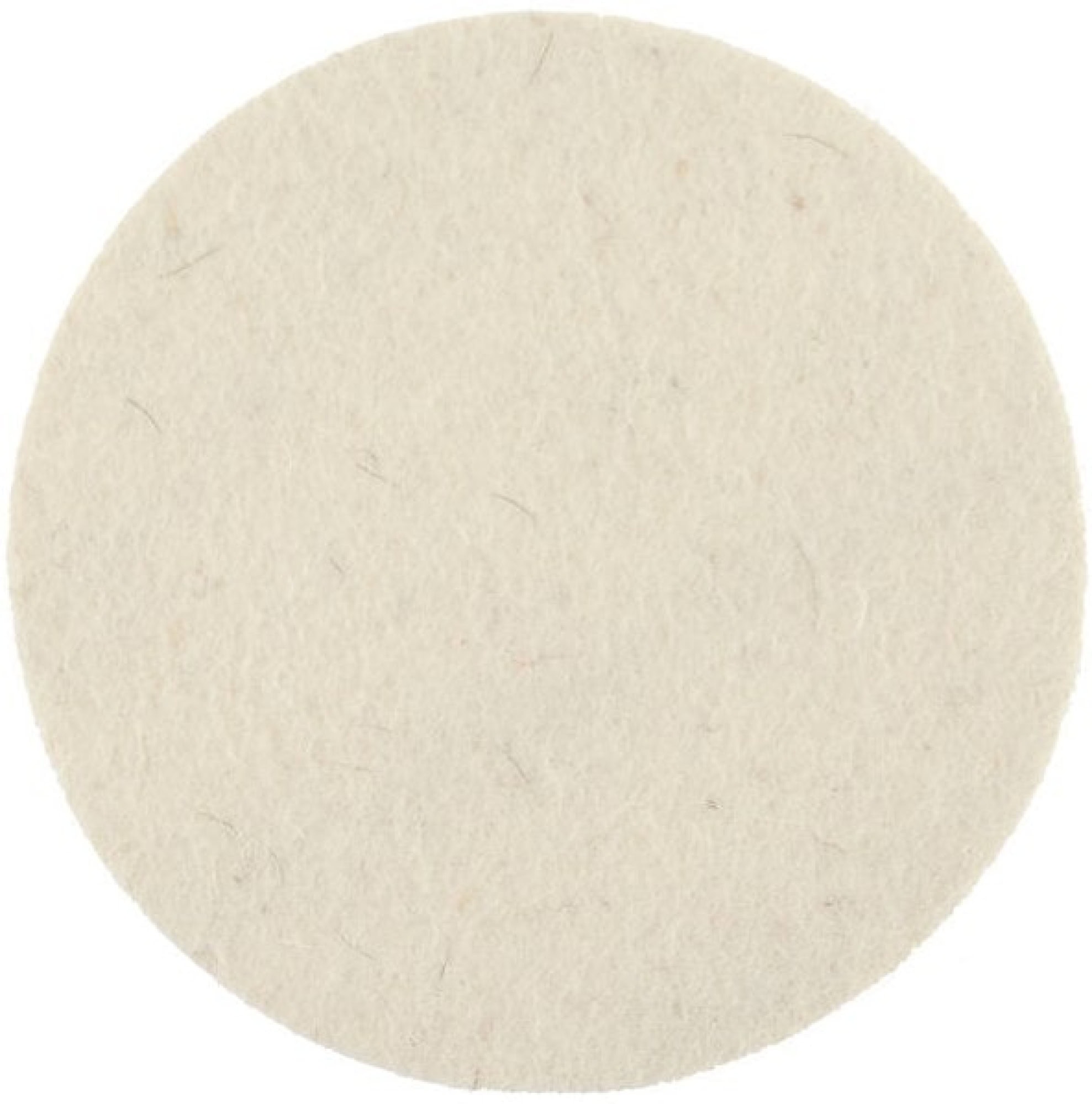 Mirka® Polierfilz Pad 7996007711, 77 mm x 6 mm, Weiss, Polierpad, Für Finish- und Polierarbeiten