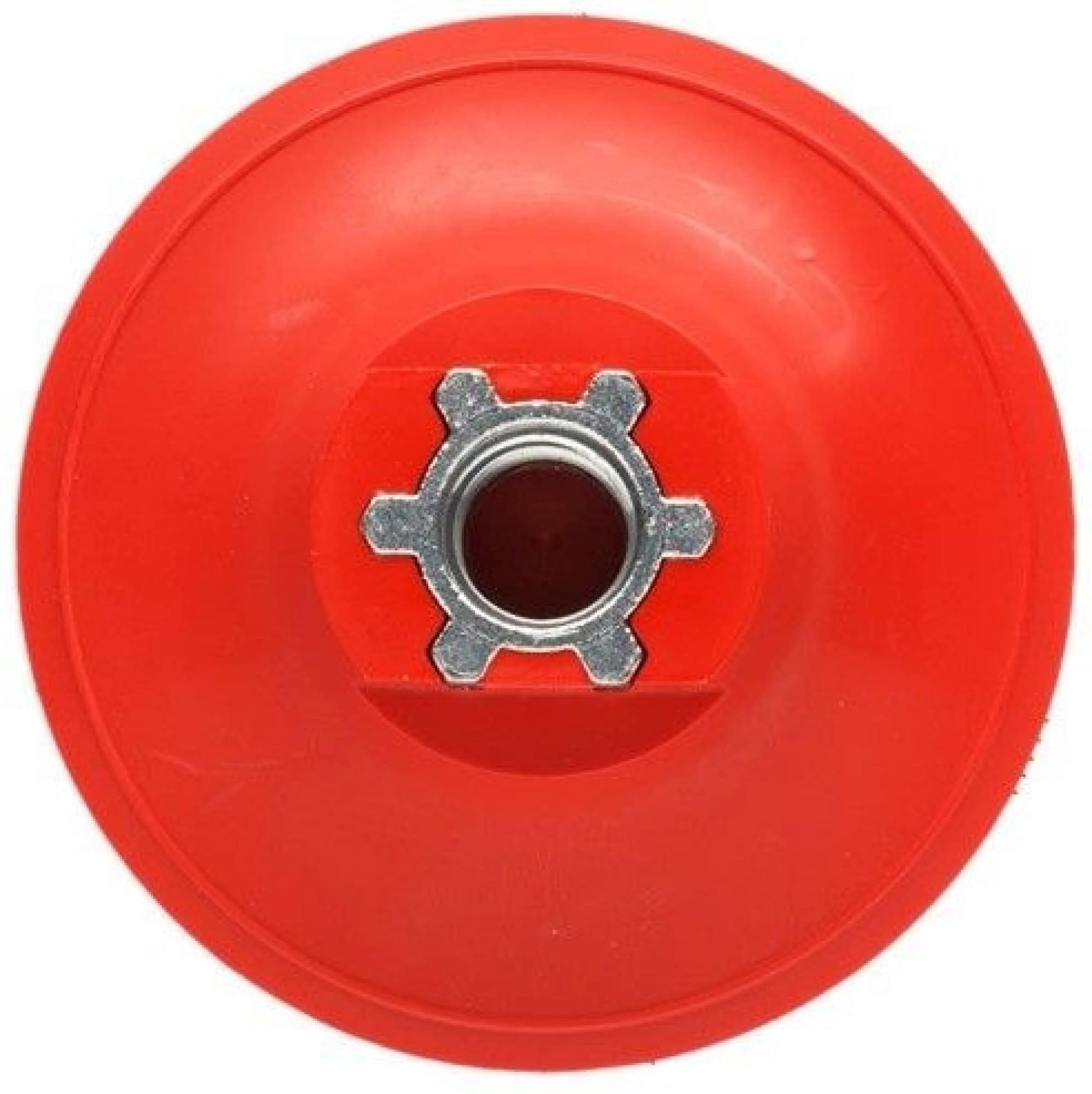 Mirka® Stützteller für Polierpads 8297301011, Ø 77 mm, Hart, M14 Gewinde, Kletthaftend, Rot, Ideal für Ø 77 mm Polierpads geeignet
