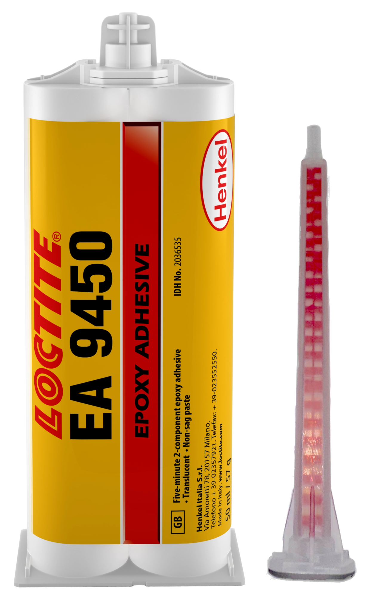 Henkel™ Loctite® Epoxid Strukturklebstoff EA 9450, 50 ml, weiß, 1:1, Fest, 2K, 2036533, Für universelle Anwendungen