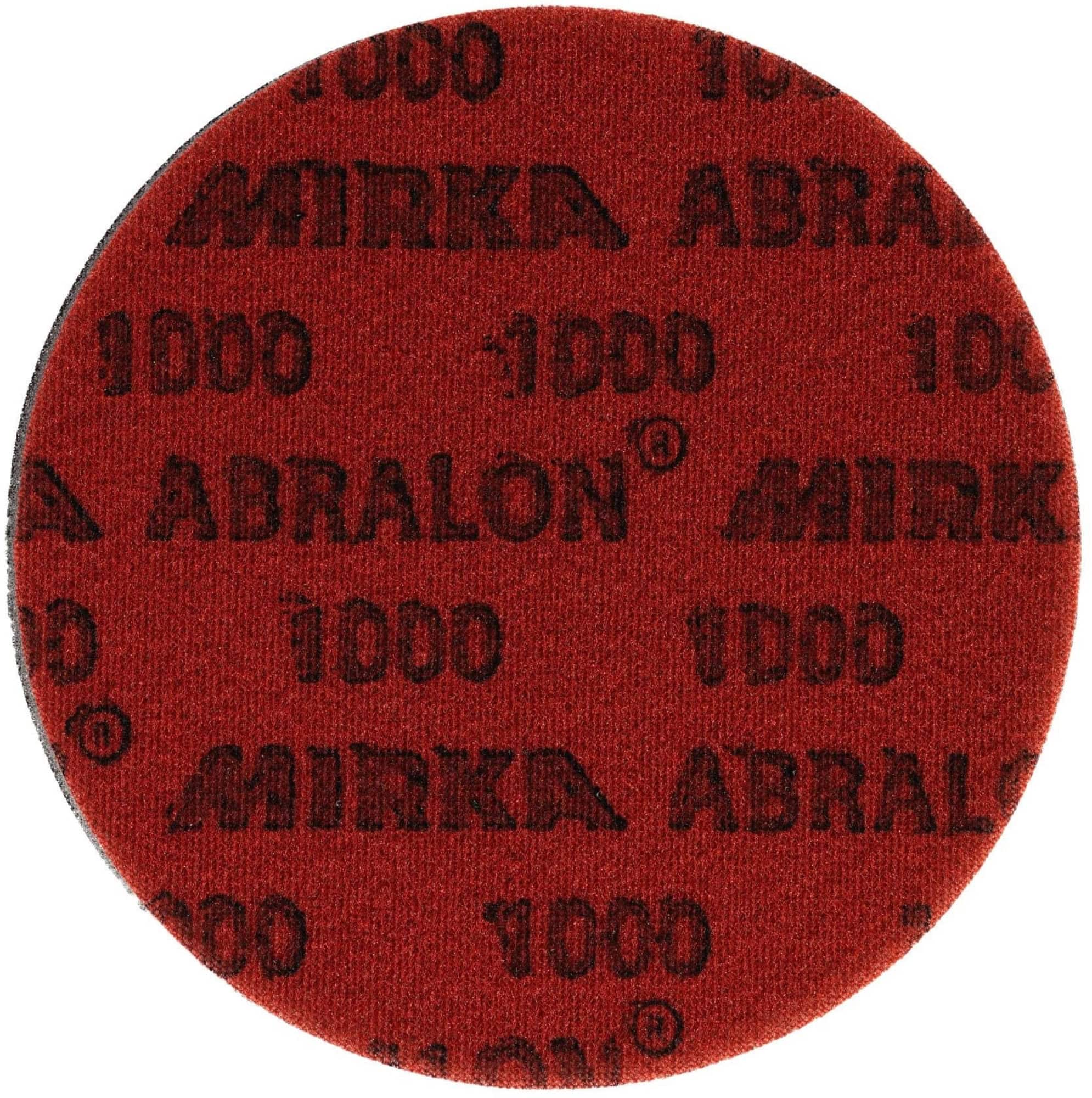 Mirka® Abralon 8A24102097N, Ø 150 mm, P4000, S, Ungelocht, Kletthaftend, Schleifscheibe mit Siliziumkarbidkorn, Für Finish- und Polierarbeiten an Werkstücken