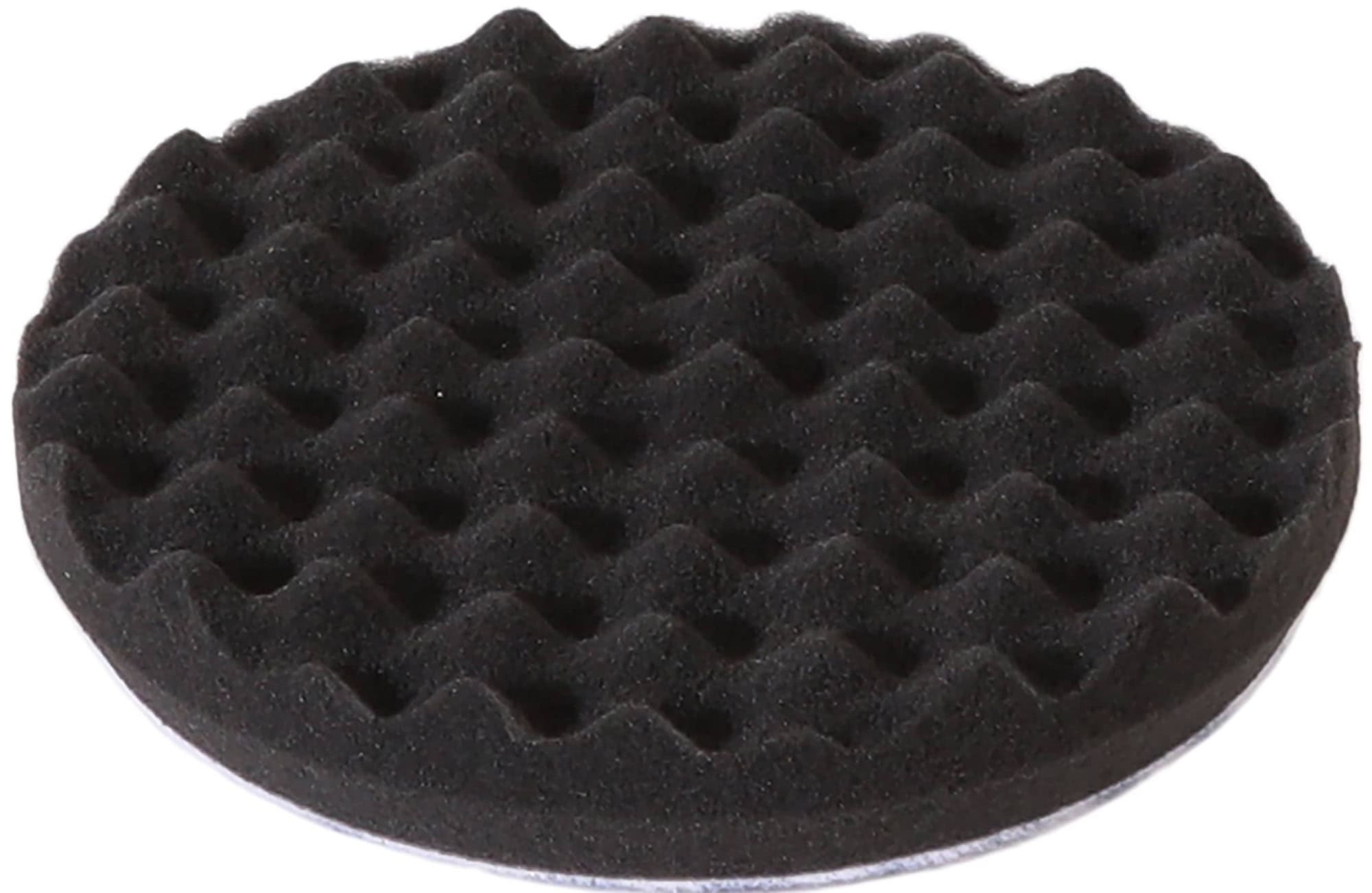 Mirka® Schaumstoffpad PRO 7993115022, Ø 150 mm, Medium, Gewaffelt, Kletthaftend, Schwarz, Polierpad, Für Finish- und Polierarbeiten