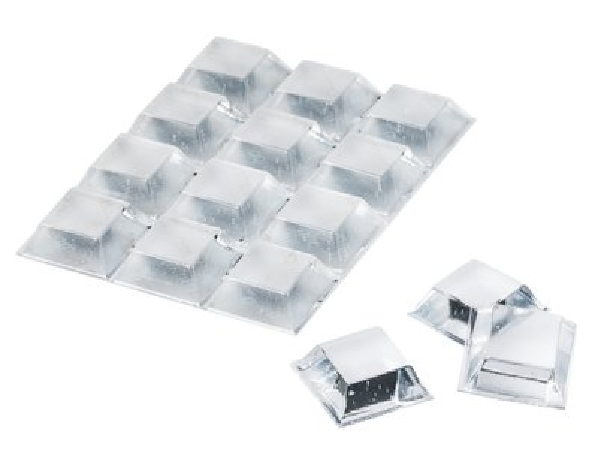 3M™ Bumpon™ SJ 5323 T BL, Ø 20,5 mm, H: 7,6 mm, Transparent, Elastikpuffer mit A-20 Acrylat, Klebstoff Mini-Pack mit 12 Stück