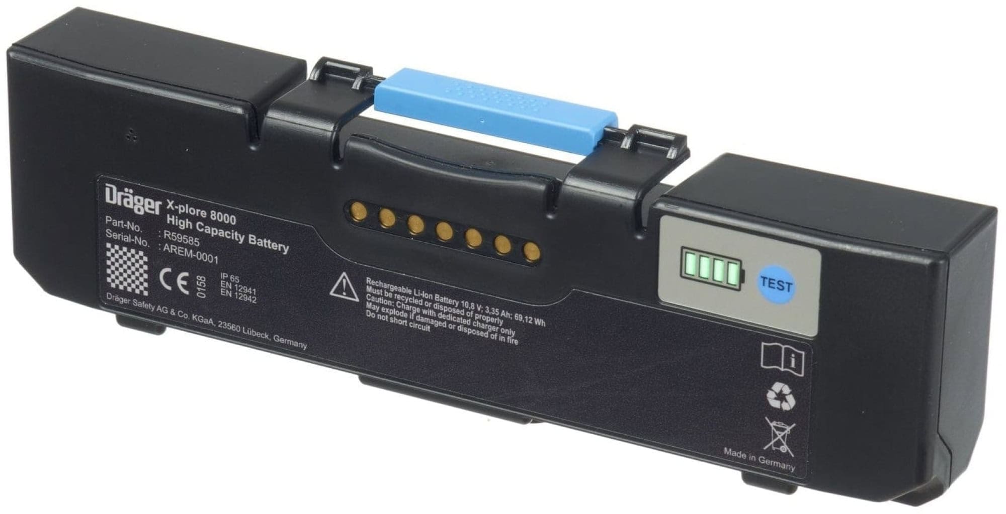Dräger® X-plore® 8000 Gebläse Atemschutzset X-plore-8700-HIK5, TH3, Partikel- Gase- & Dämpfeschutz, EX-Schutz, Schwer-Industrie, Teile: [R59560, 3710785, R59600, 6739730, 3711310]