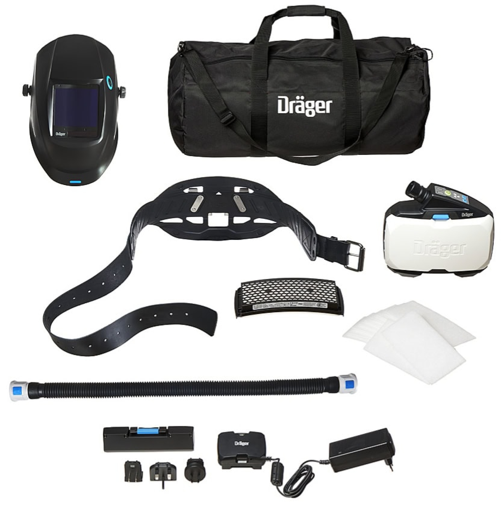 Preview: Dräger® X-plore® 8500 Schweißer Set Standard 3722132, TH3, 4A/3B, Kopfband + Textilkopfschutz