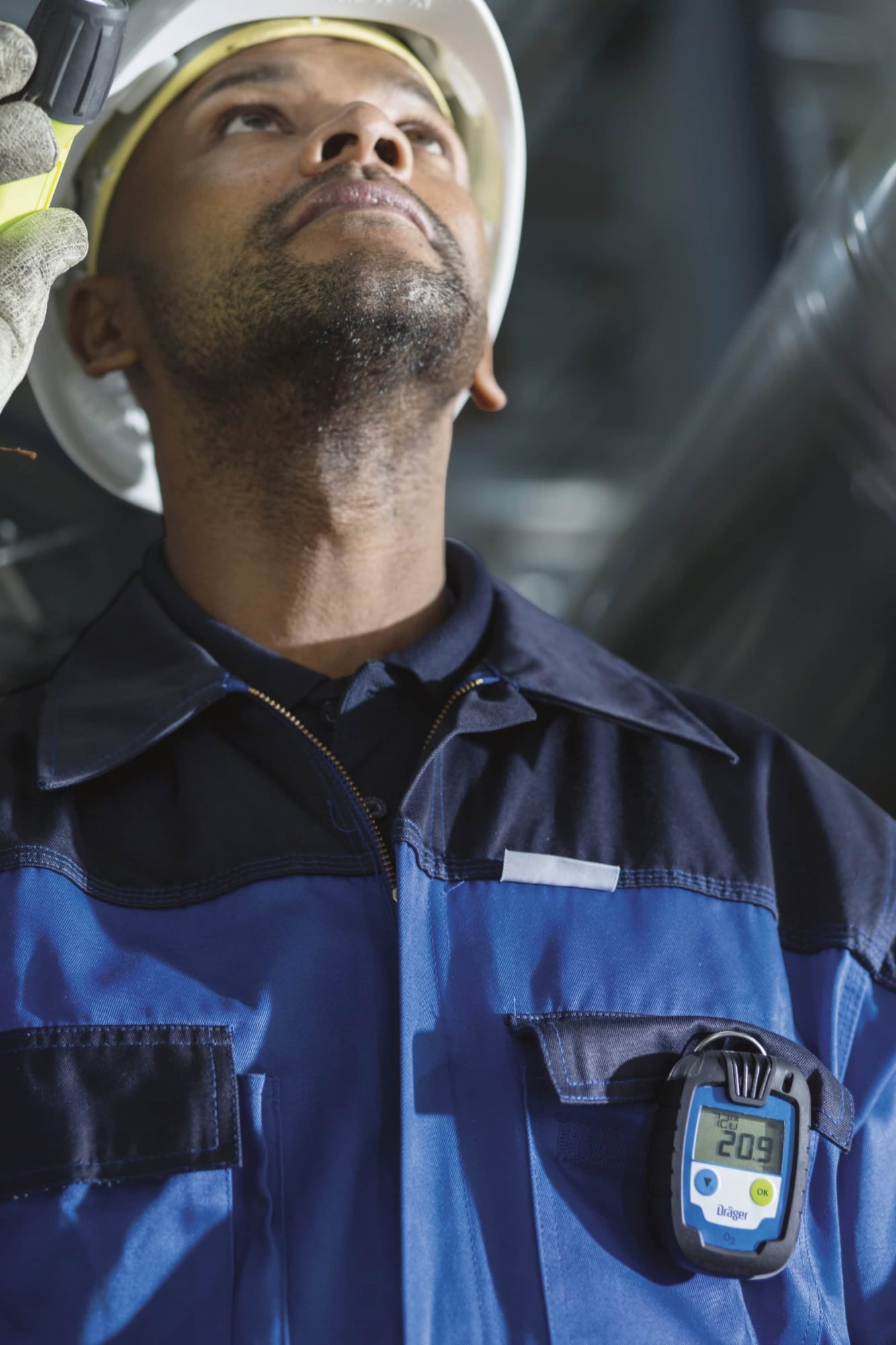 Dräger® Pac® 6000 Eingasmessgerät 8326321, Sensor: CO, Zeitlimitiert, IP 68 Staub & Wasserdicht, Mobiles Gaswarngerät für Kohlenstoffmonoxid (CO)