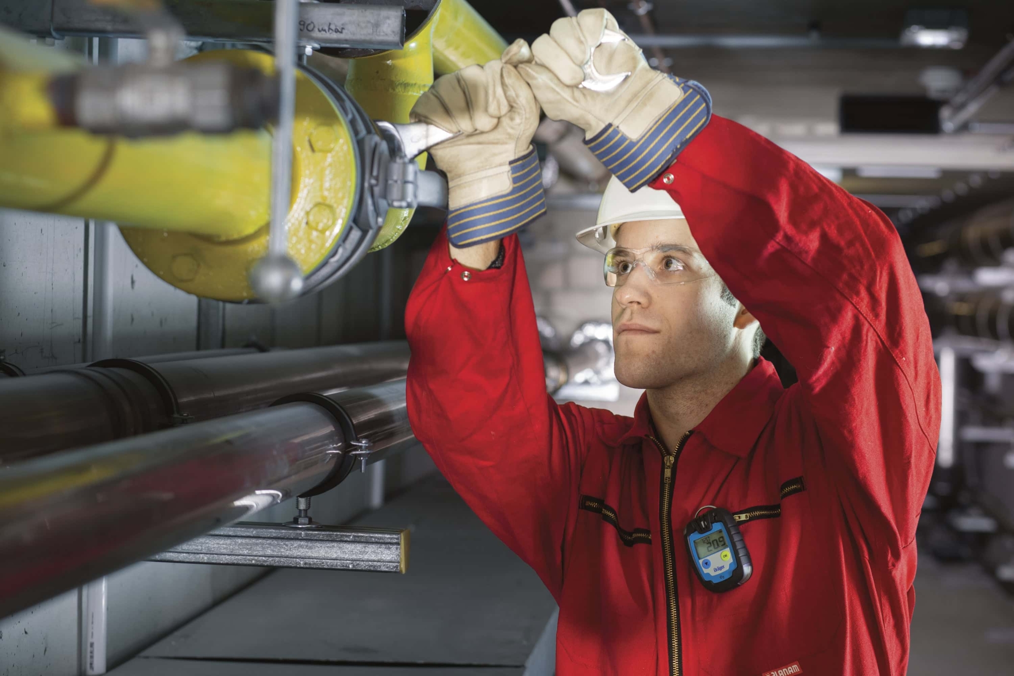 Preview: Dräger® Pac® 6000 Eingasmessgerät 8326320, Sensor: H2S, Zeitlimitiert, IP 68 Staub & Wasserdicht, Mobiles Gaswarngerät für Schwefelwasserstoff (H2S)