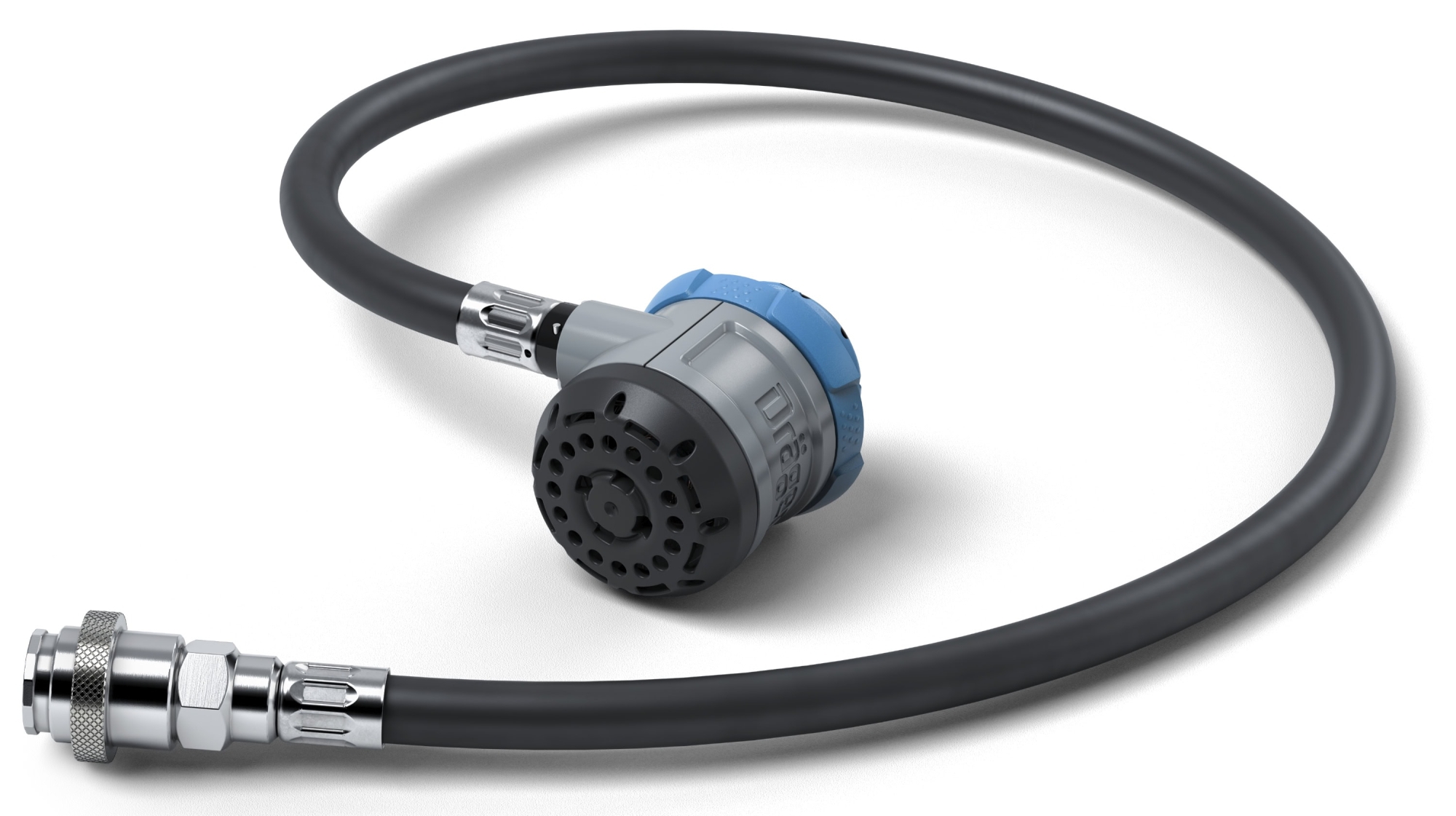 Preview: Dräger® X-plore® Druckluft Atemschlauch für Atemschutzmasken 3367699, 61 cm Kurz Variante, RD40 Anschluss [NATO Standard], Für Dräger® X-plore® Druckluftsysteme