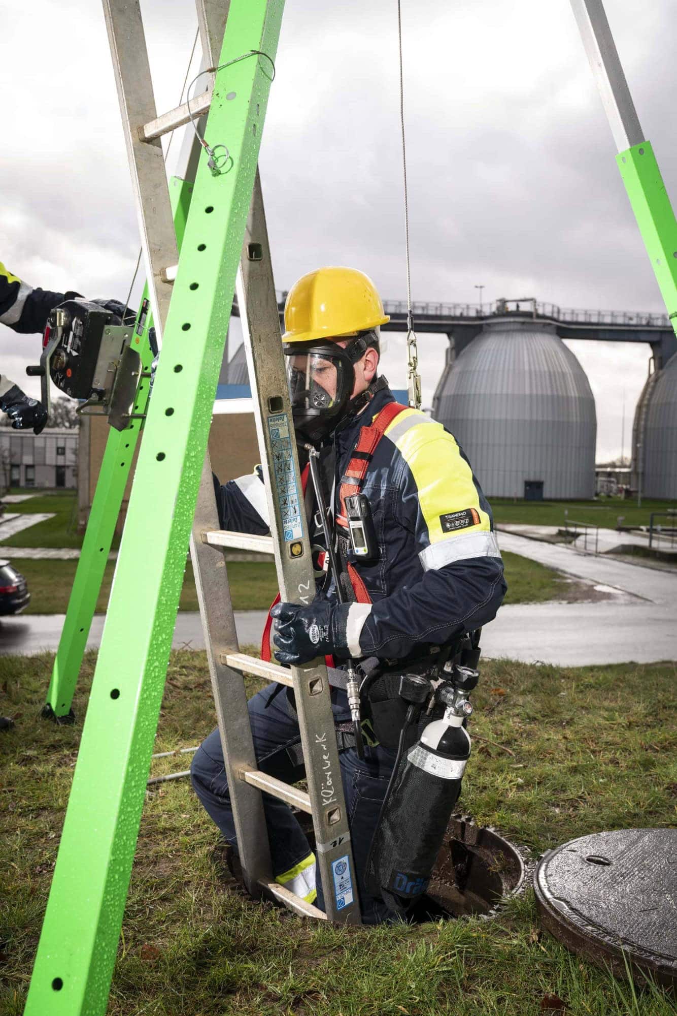 Dräger® X-am® 5600 Mehrgasmessgerät 8326580, Sensoren: IR EX/CO2, O2, H2S/CO, 1 bis 6 Gase Messgerät, IP 67 Wasserdicht, Für die Freimessung von Kanälen, Schächten und geschlossenen Räumen