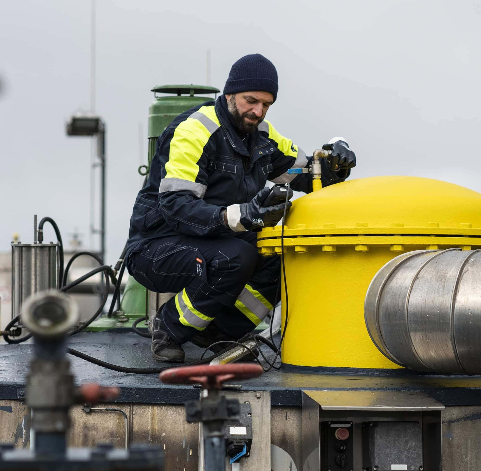 Preview: Dräger® X-am® 5600 Mehrgasmessgerät VN00654, Sensoren: IR EX/CO2, O2, H2S LC/CO LC, NO2 LC, 1 bis 6 Gase Messgerät, IP 67 Wasserdicht, Für die Freimessung von Kanälen, Schächten und geschlossenen Räumen