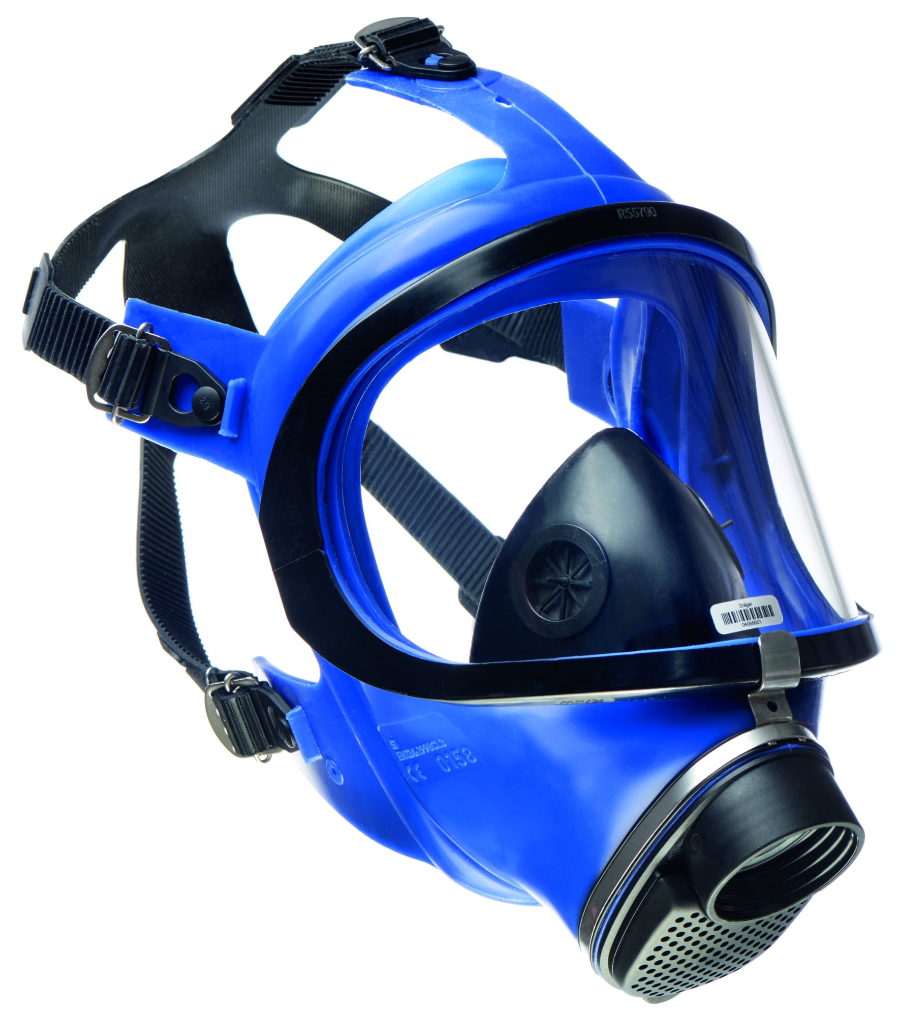 Dräger® X-plore® 6570 Gasmaske / Vollmaske R55790, Universalgröße, Schlagfeste Polycarbonat Sichtscheibe, Silikon Maskenkörper, Edelstahlrahmen, RD40 Filteranschluss [NATO Standard], Für Industrieeinsatz