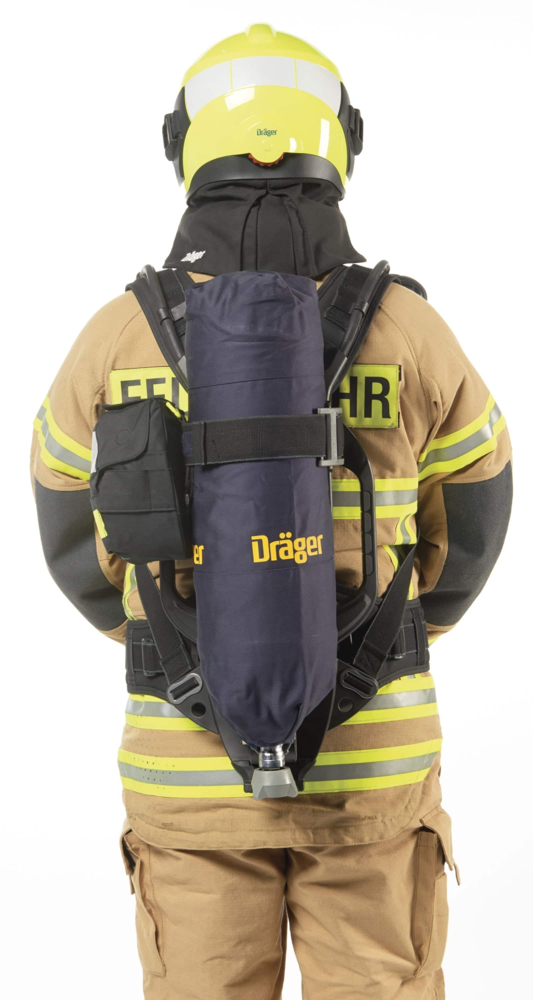 Preview: Dräger® PARAT® 5550 Brand Fluchthaube R59445, CO P2 Kombi Filter für mind. 15 Min. Schutz, Fire Pouch, Universalgröße, Brand Fluchthaube zum Schutz gegen toxische Brandgase, Dämpfe und Partikel