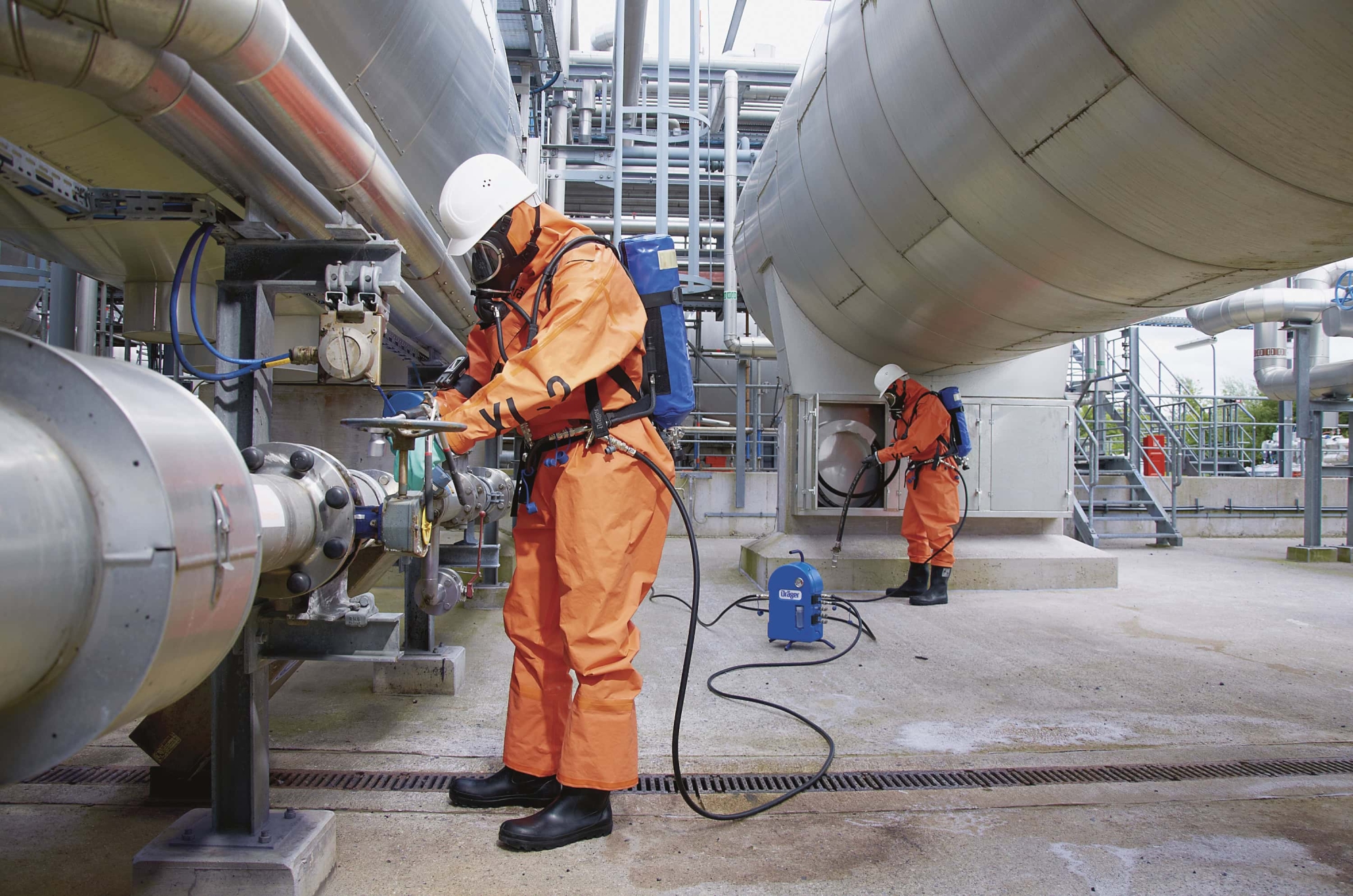 Preview: Dräger® PAS® Filter F5500 P Druckluft Aufbereitungs Einheit 3359926, 1.080 (L./Min.), Mit Vorfilter, Tragbar, Max. 5 Personen, Zum Anschluss von Dräger® PAS® Druckluftsystemen