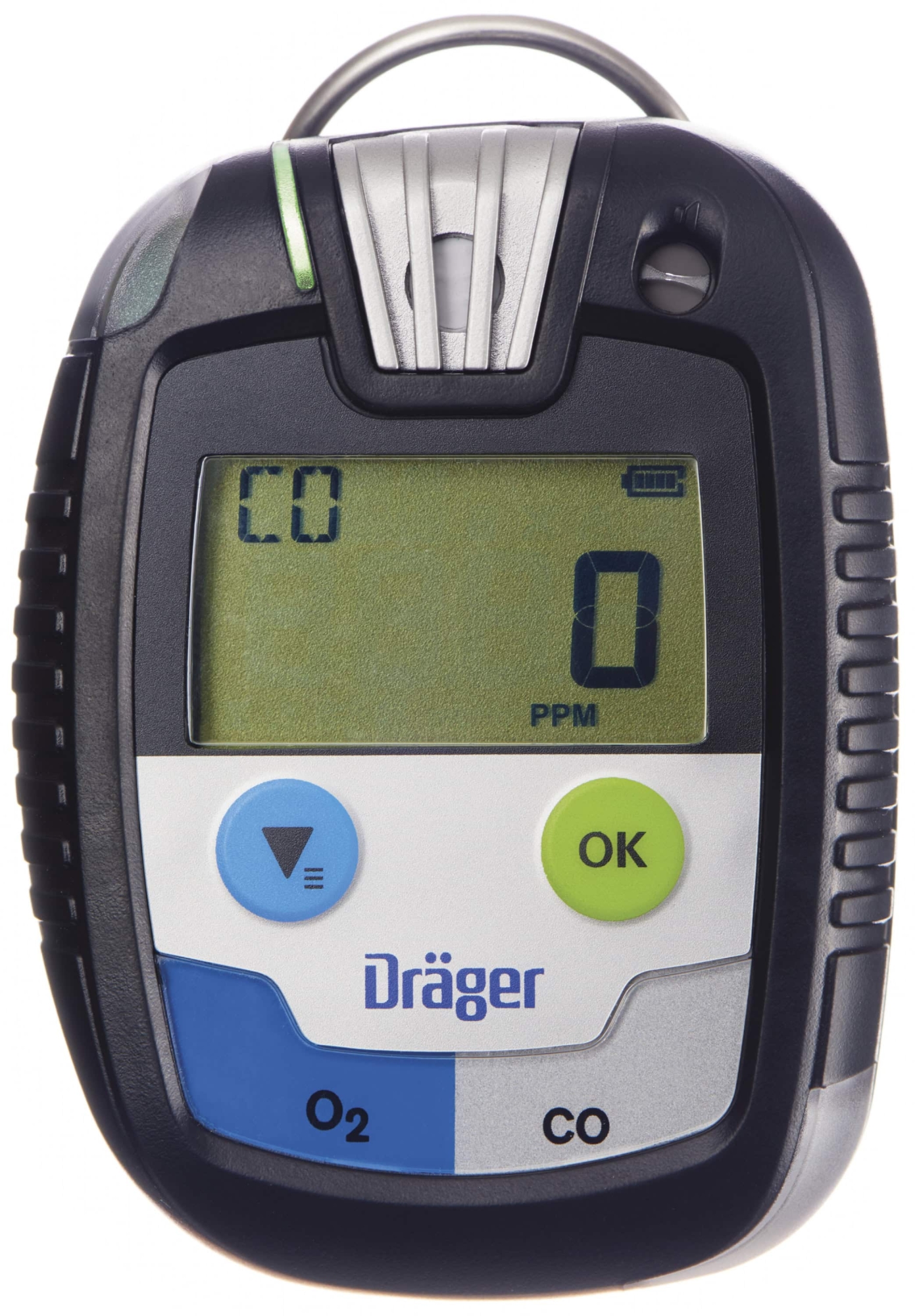 Dräger® Pac® 8500 2-in Eingasmessgerät 8326366, Dual Sensor: O2/CO, IP 68 Staub & Wasserdicht, Mobiles Gaswarngerät für Sauerstoff (O2) und Kohlenstoffmonoxid (CO)