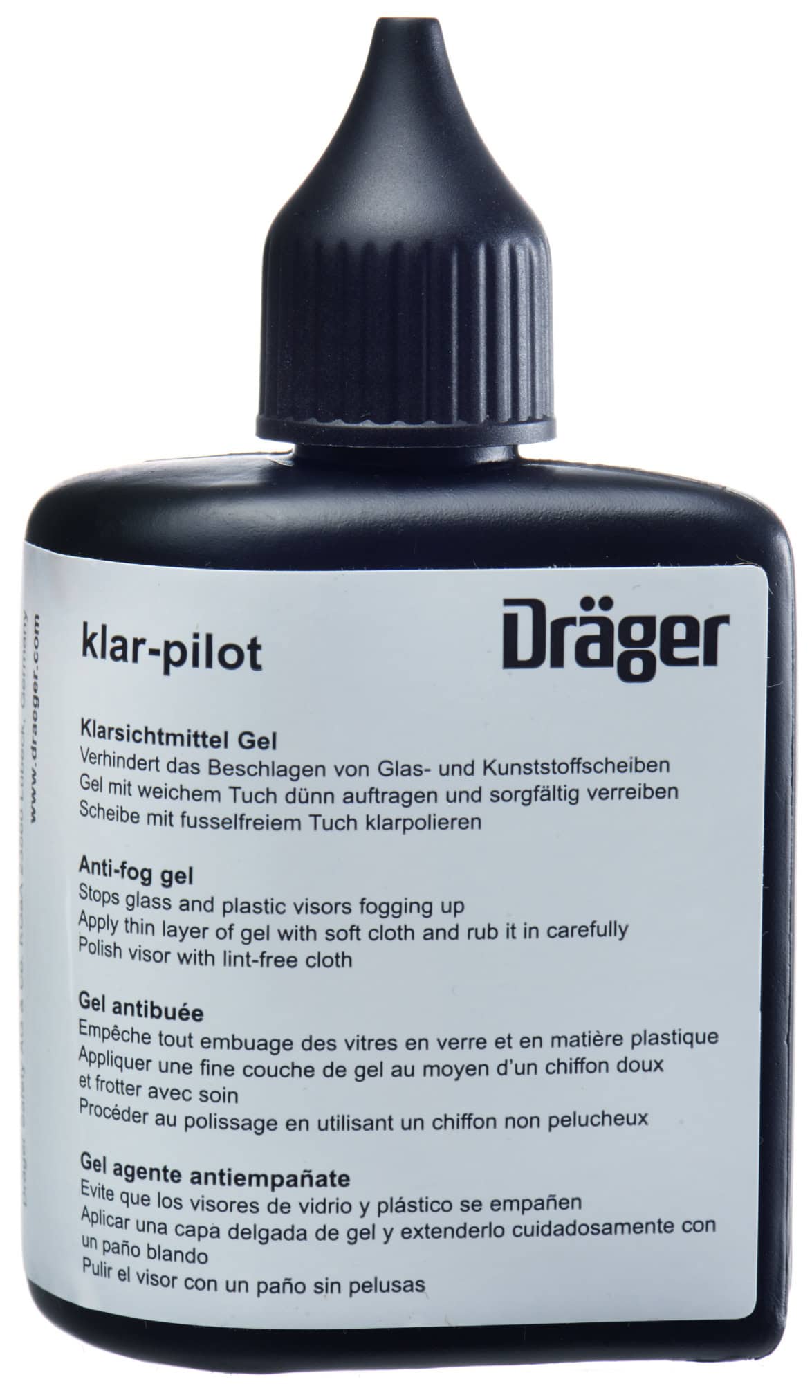 Dräger® Klar Pilot Gel / Klarsichtmittel R52560, Anti-Beschlag Mittel für alle Dräger® Vollmasken