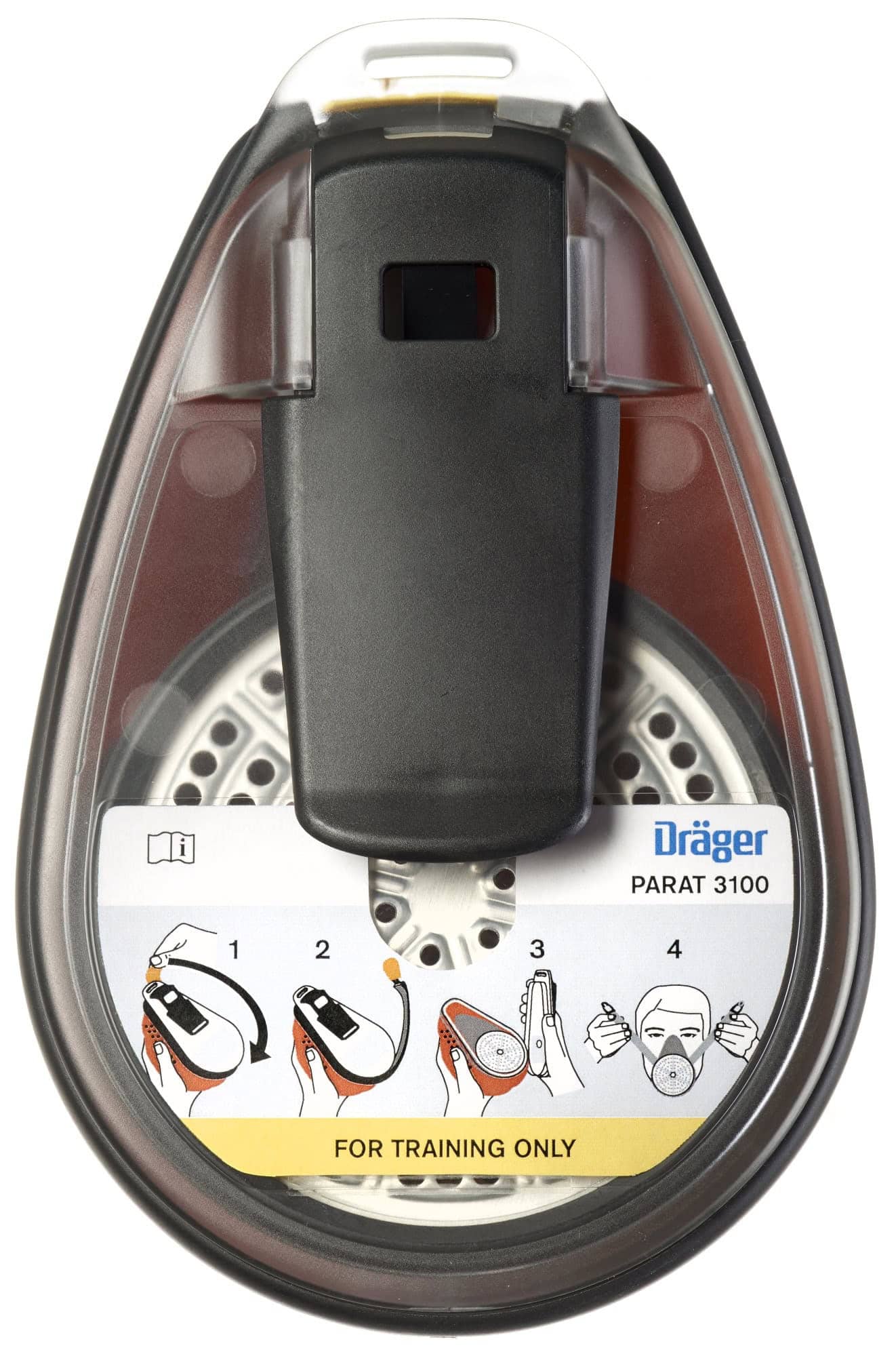 Dräger® PARAT® 3100 Trainingsgerät 3704881, Für Training der Nutzung von PARAT® 3100 Fluchtgeräten