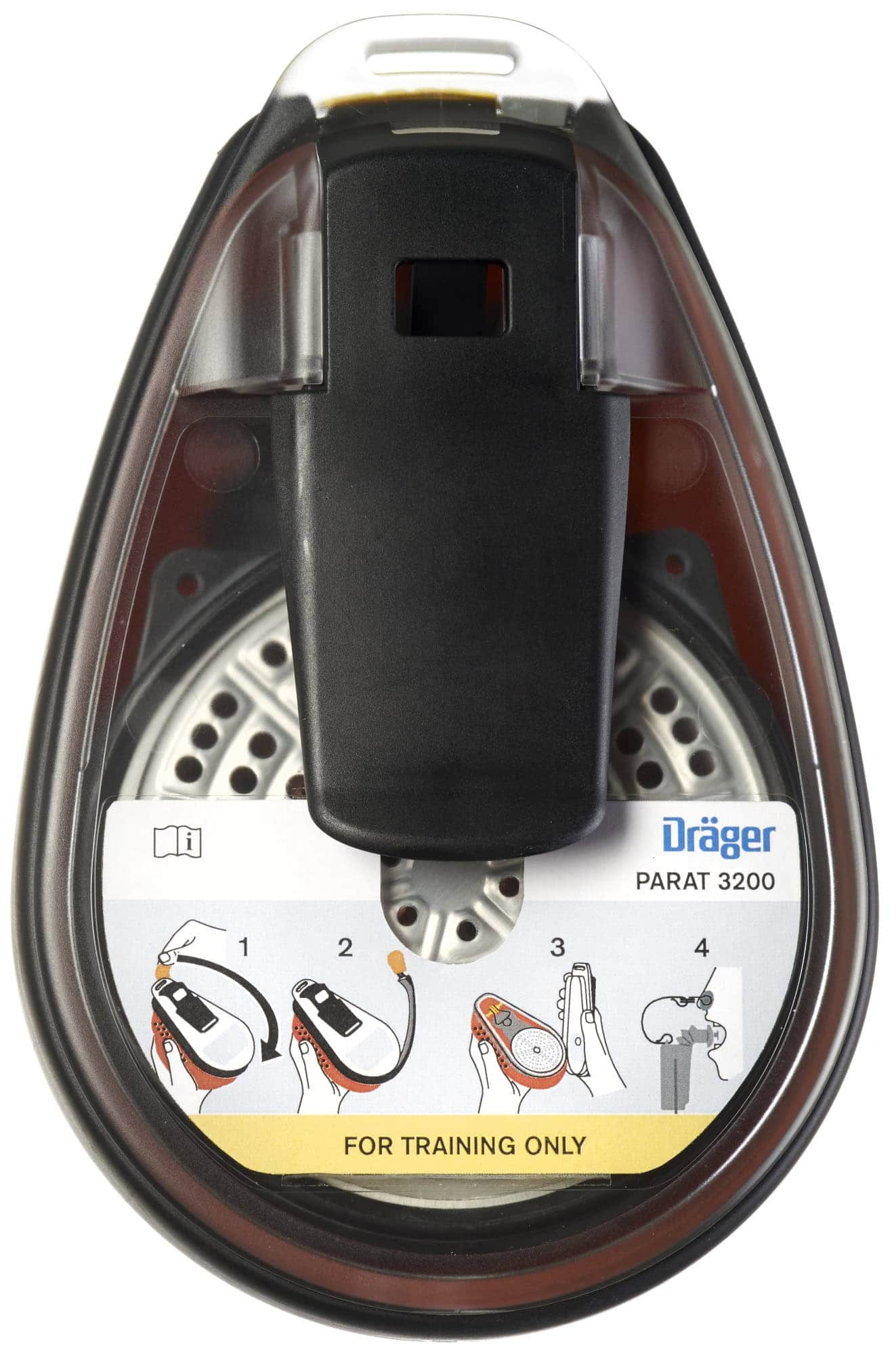 Dräger® PARAT® 3200 Trainingsgerät 3704884, Für Training der Nutzung von PARAT® 3200 Fluchtgeräten