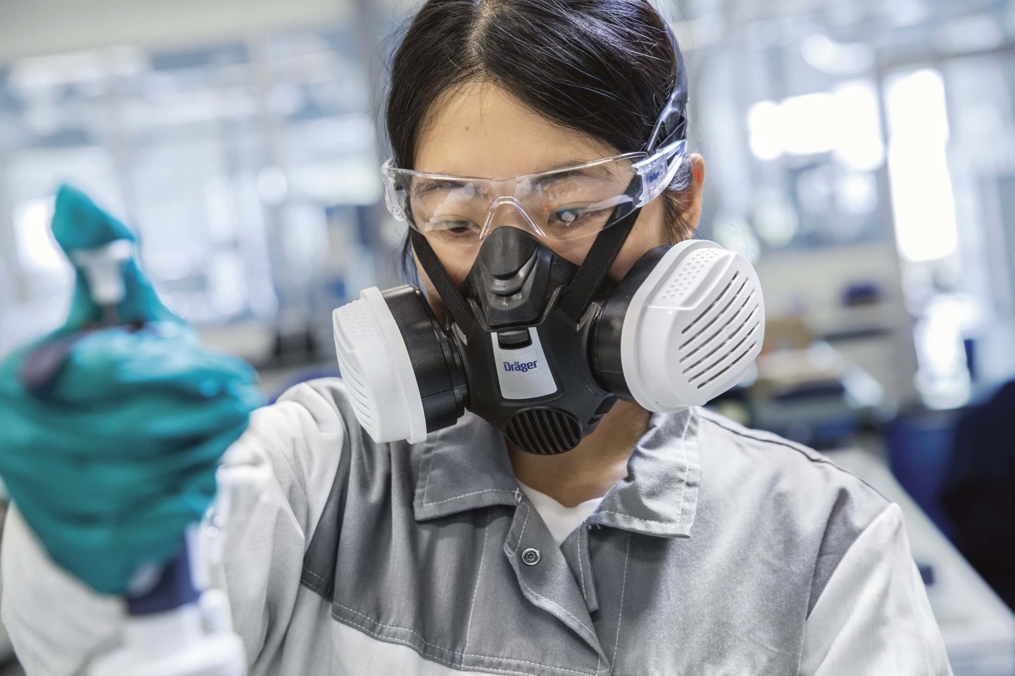 Dräger® X-plore® 3500 Gasmaske / Halbmaske R55352, Größe L, Dräger Flex, Dräger® Bajonett-Klick Filteranschluss