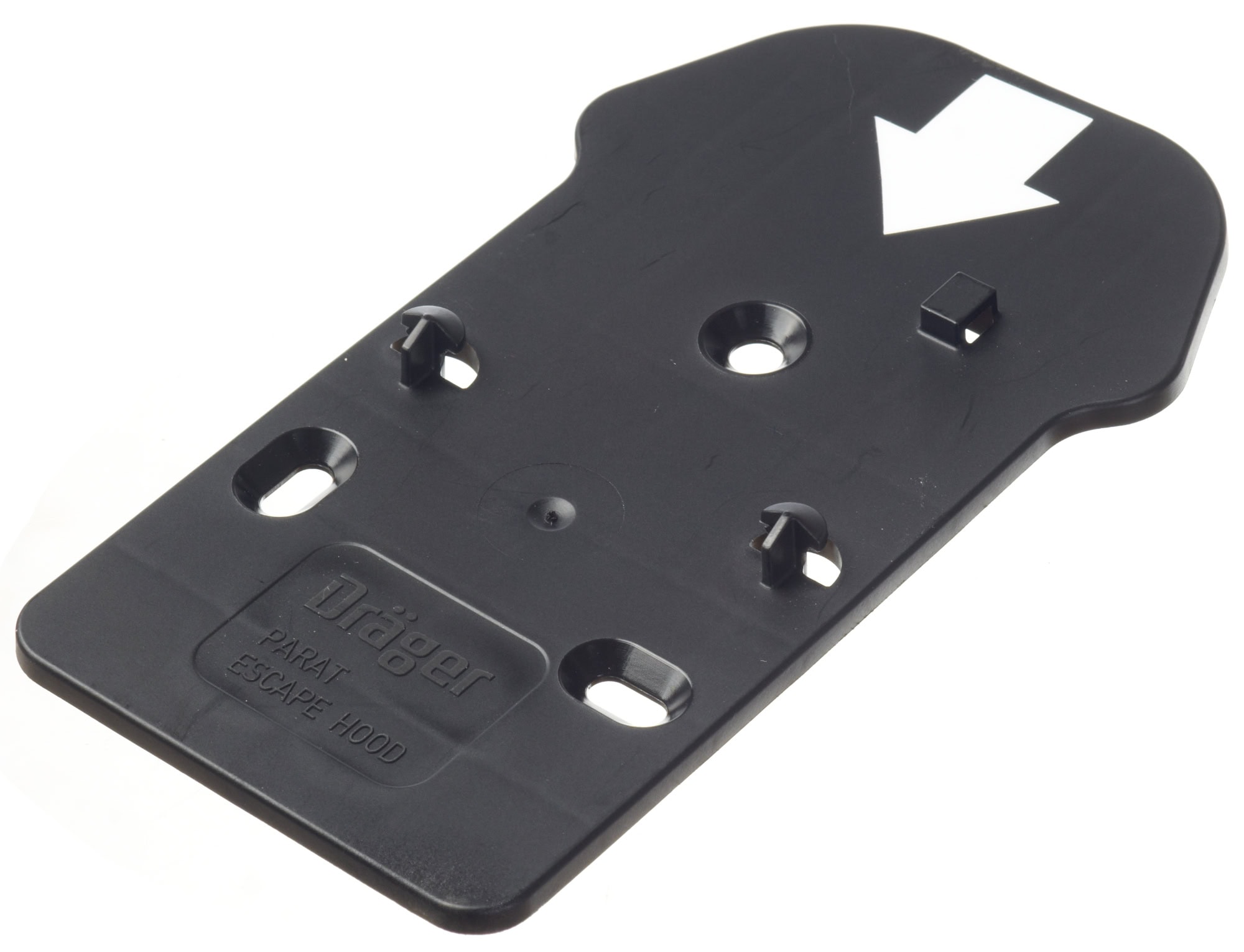 Dräger® PARAT® PIN Wandhalterung R59451, Für Dräger® PARAT® 4730 / 5530 / 7530 Fluchthauben, Zur festen Montage des Hard Case an der Wand