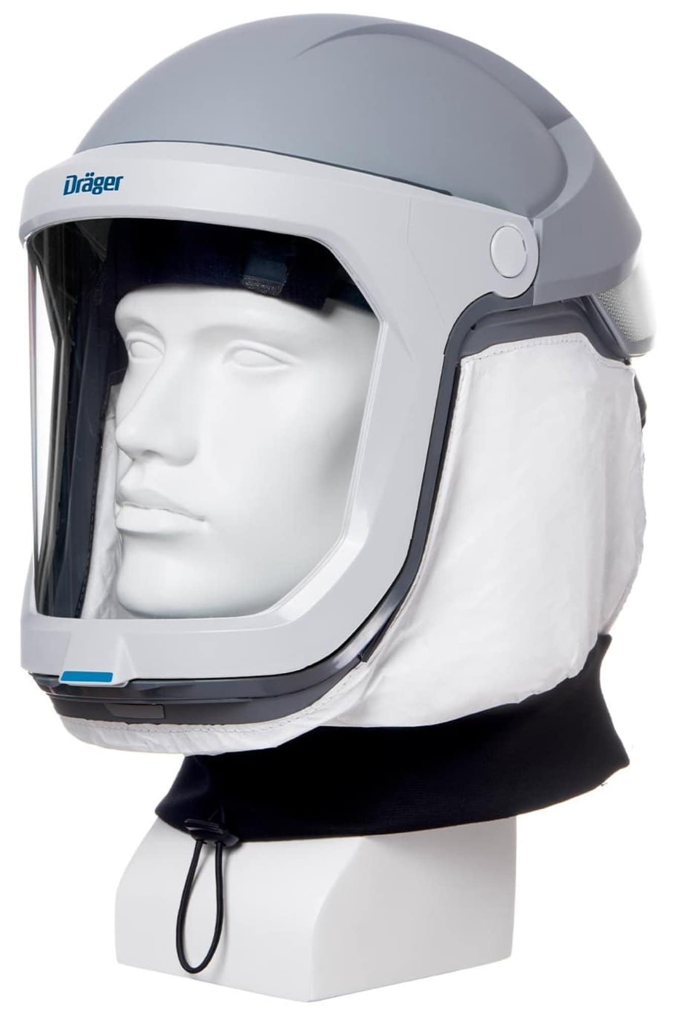 Dräger® X-plore® 8000 Visierhelm 3710790, TH3, Klar, Chemikalienbeständige Abdichtung | Tychem® 2000, L2 T2 | Halsabschluss, Polycarbonat Visier, Dräger® X-plore® 8000 Visierhelm mit chemikalienbeständiger Halsabdichtung