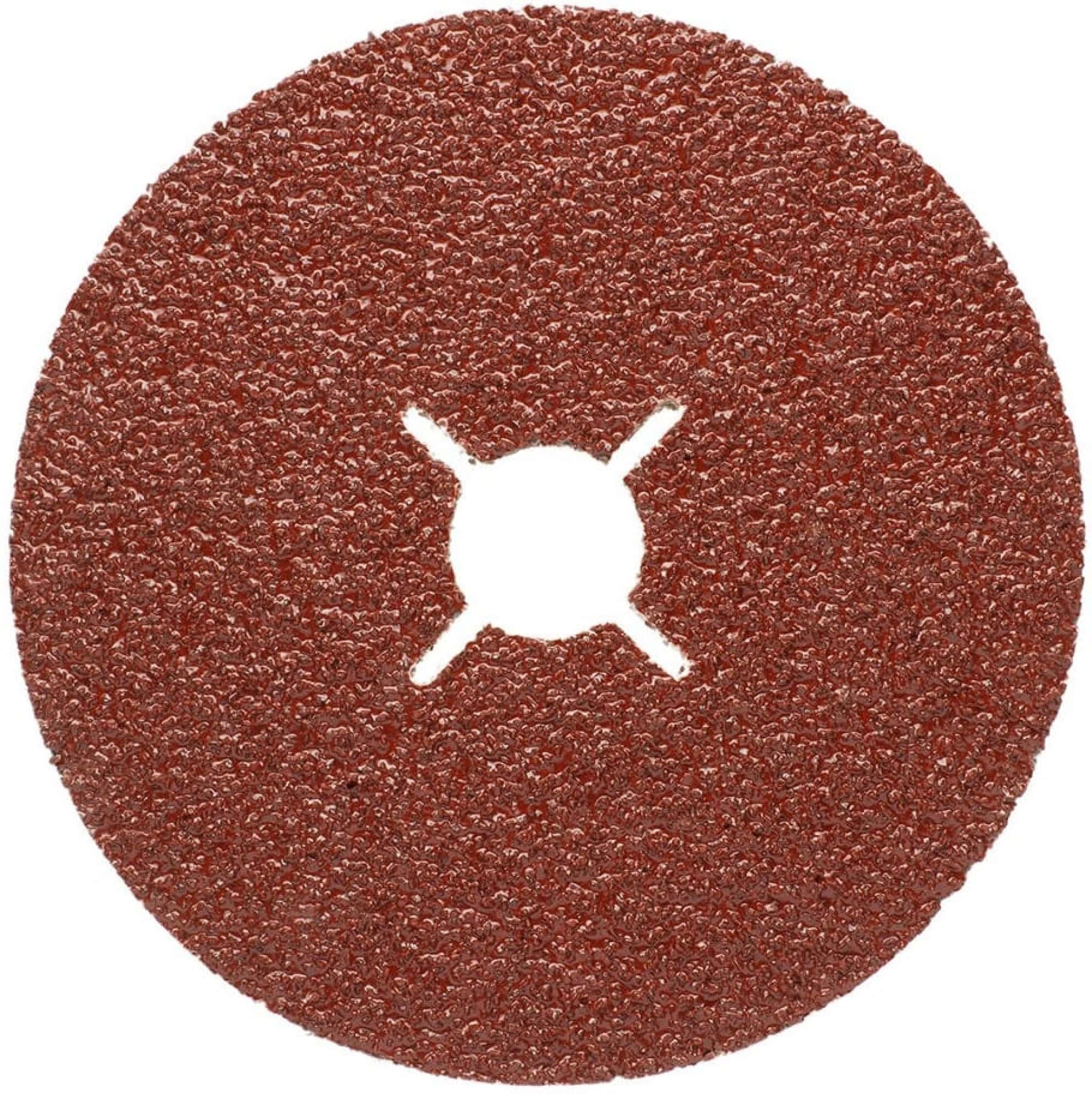 Mirka® Fiber 6333502580, Ø 125 mm x ø 22 mm, P80, 4-fach geschlitzt, Fiberscheibe mit Aluminiumkorn
