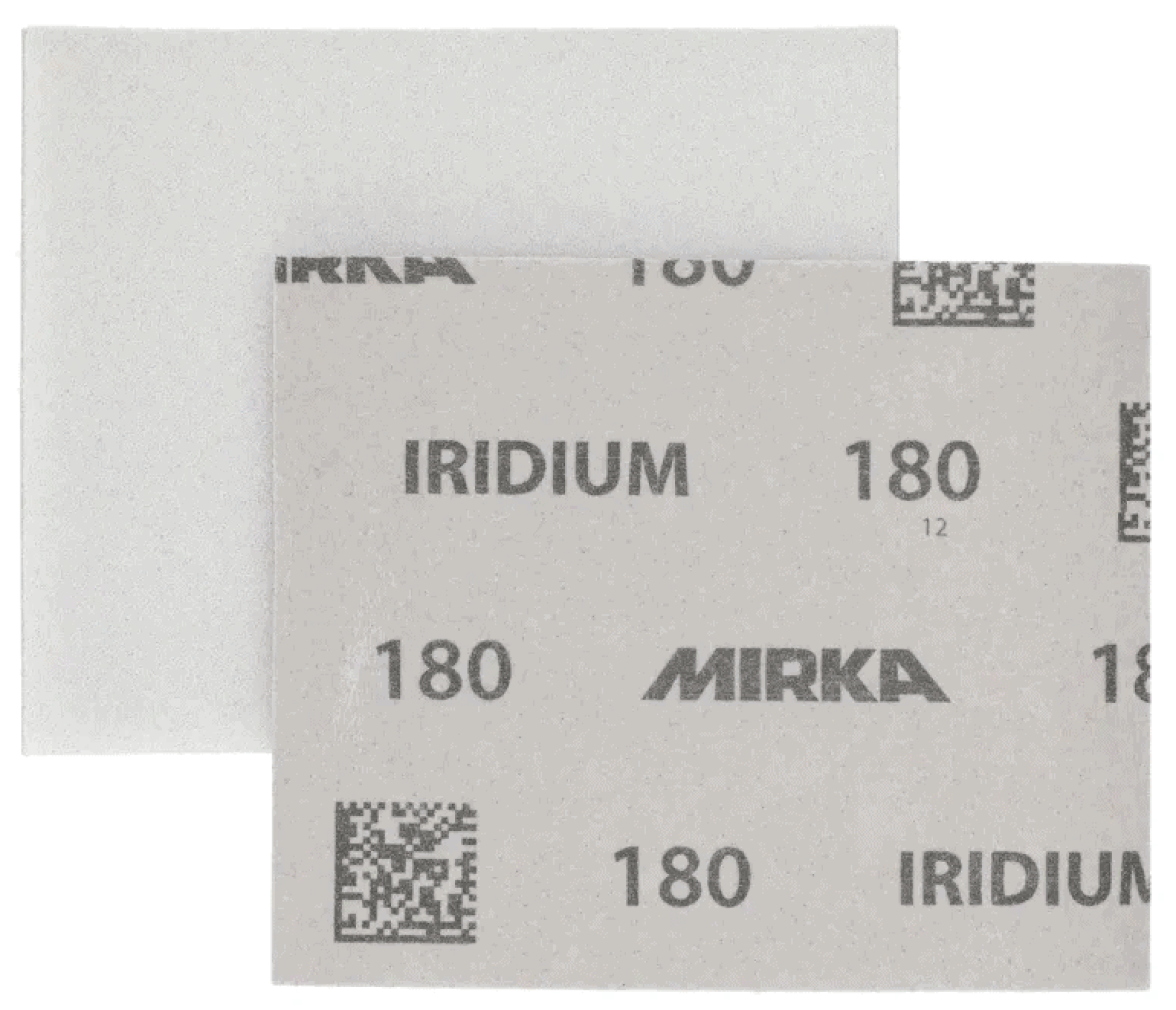 Preview: Mirka® Iridium® HS Soft Handpads 2471401018H0, Ø 115 mm x 140 mm, P180, Ohne Haftung, Mit Keramik- und Aluminiumkorn