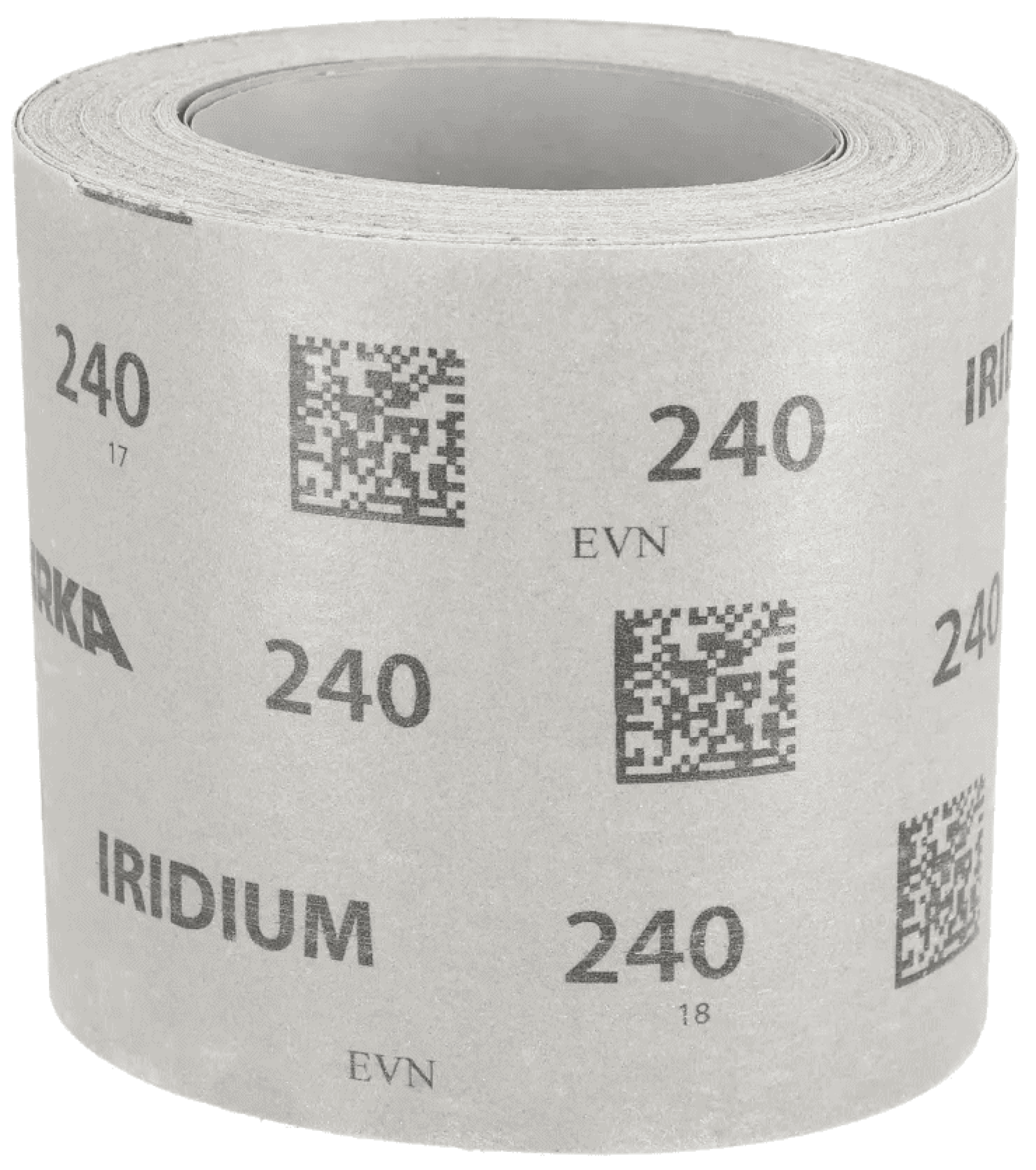 Preview: Mirka® Iridium® HS Schleifrolle 245BY00140, 115 mm x 25 m, P40, Ohne Haftung, Mit Keramik- und Aluminiumkorn
