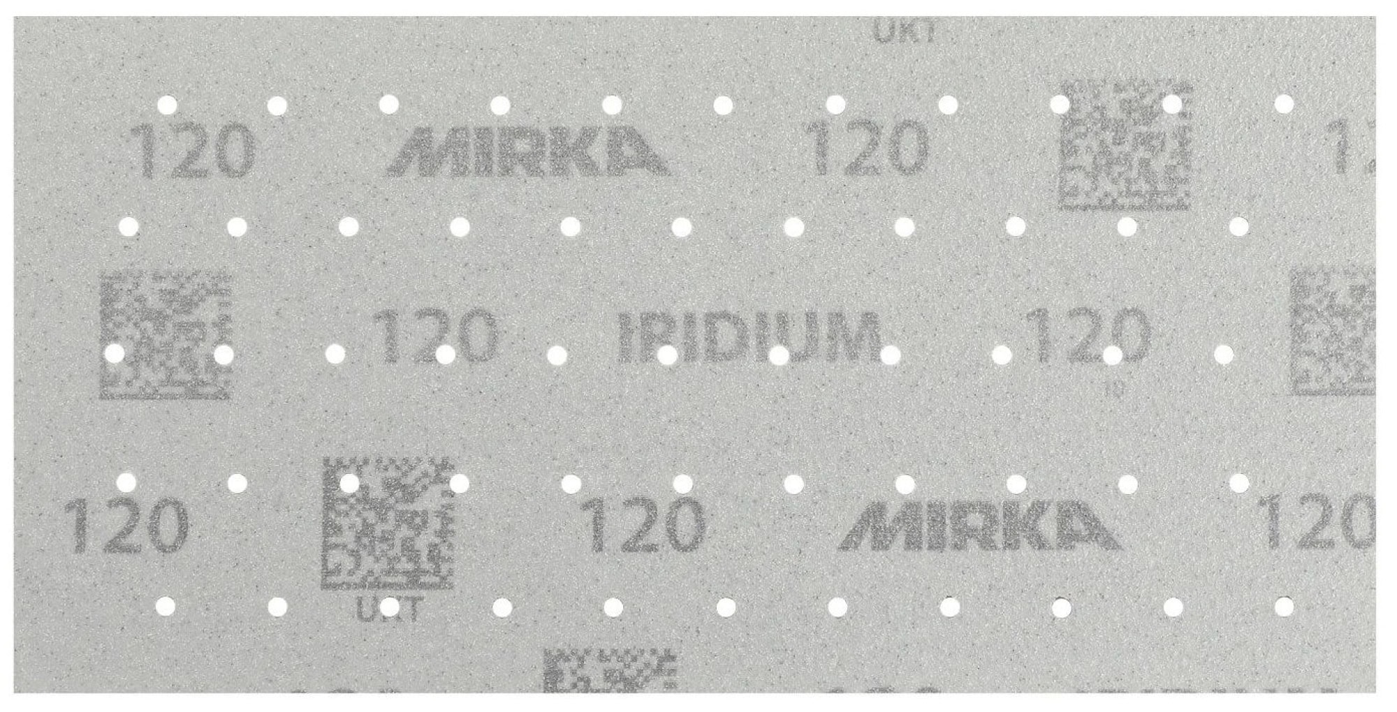 Mirka® Iridium® 246A605060, 115 mm x 230 mm, P60, Multilochung, Kletthaftend, Schleifstreifen mit Keramik- und Aluminiumkorn