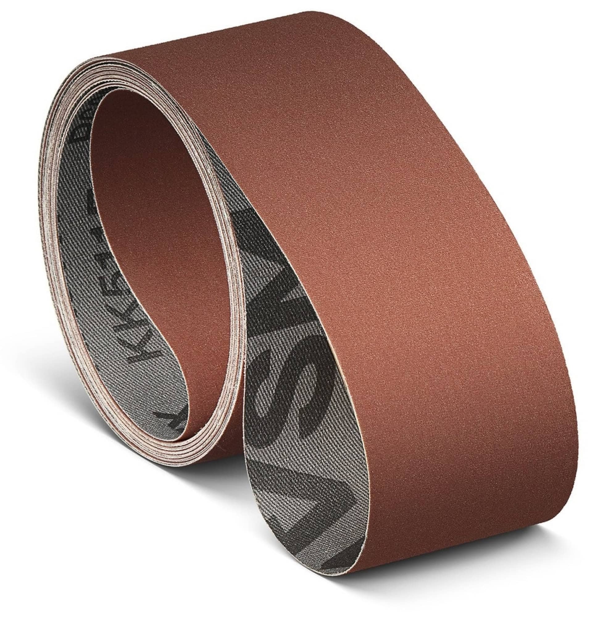VSM ALUMINIUMOXID KK511F 783060, 50 mm x 3500 mm, A, P60, F-Baumwolle, Ausführung (E07), Rot-braun, Schmalband mit Aluminium, Für Edelstahl und NE-Metalle