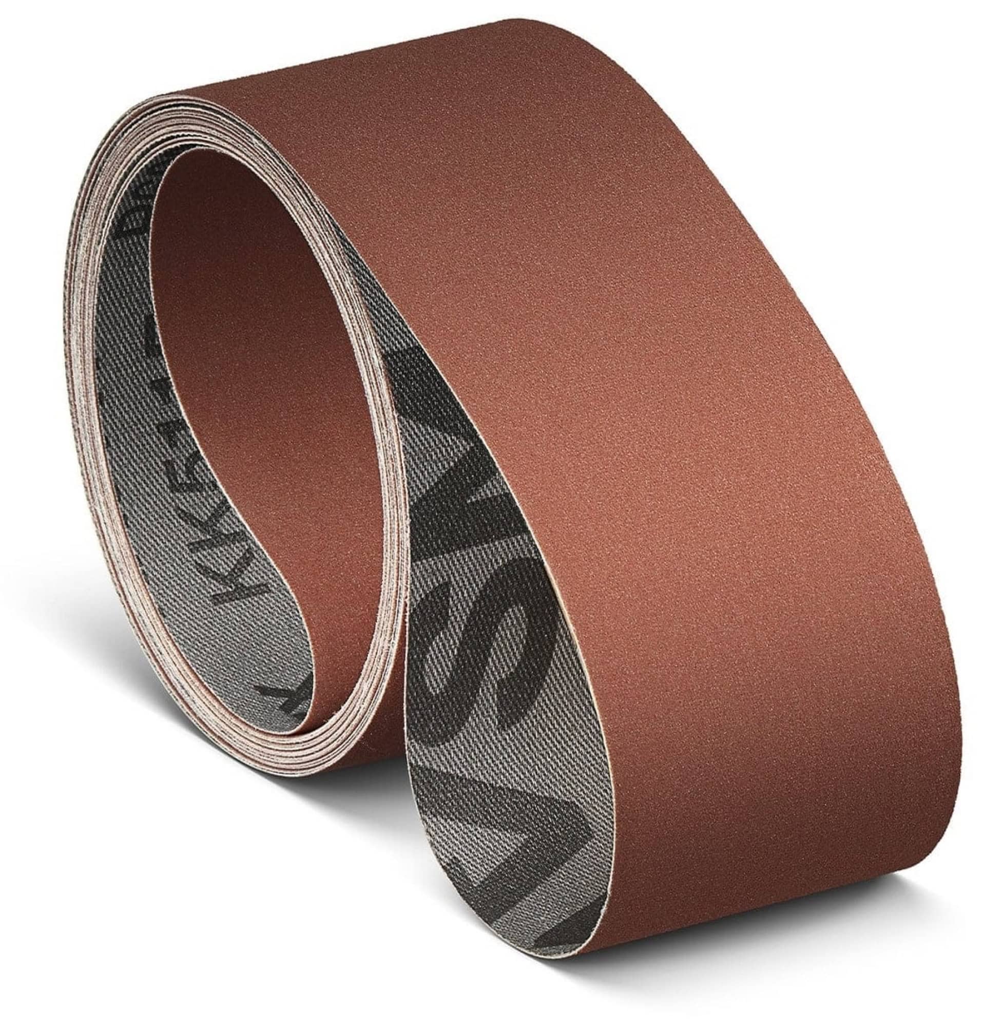 VSM ALUMINIUMOXID KK511F 732032, 50 mm x 3500 mm, A, P320, F-Baumwolle, Ausführung (E07), Rot-braun, Schmalband mit Aluminium, Für Edelstahl und NE-Metalle