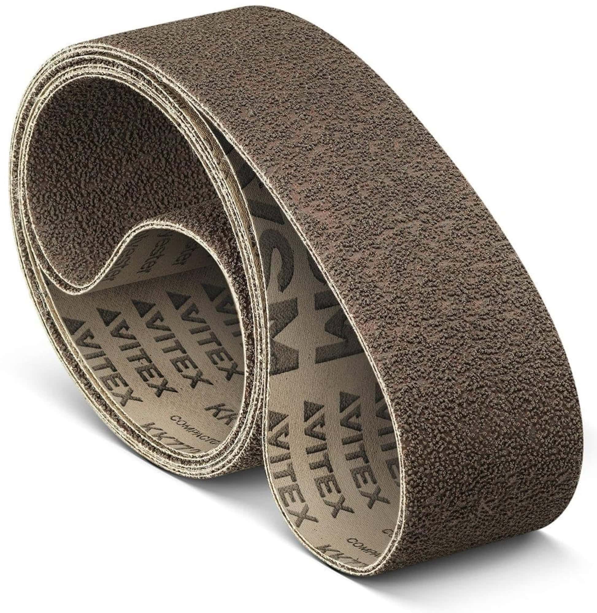 VSM COMPACTGRAIN (AO) KK772J 773707, 75 mm x 2000 mm, A, P1200, J-Polyester, Ausführung (E07), Grau, Schmalband mit Aluminium Granulat, Für Edelstahl
