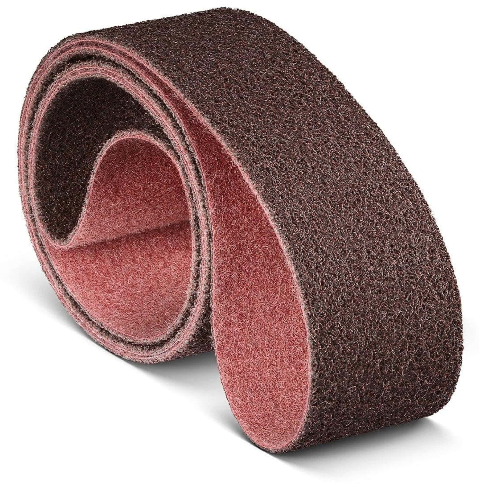 VSM SCHLEIFVLIES KV707X 752378, 150 mm x 2500 mm, Mittel, A, P180, E-Papier, Ausführung (E07), Rot, Schmalband mit Aluminium Für NE-Metalle und Lacke