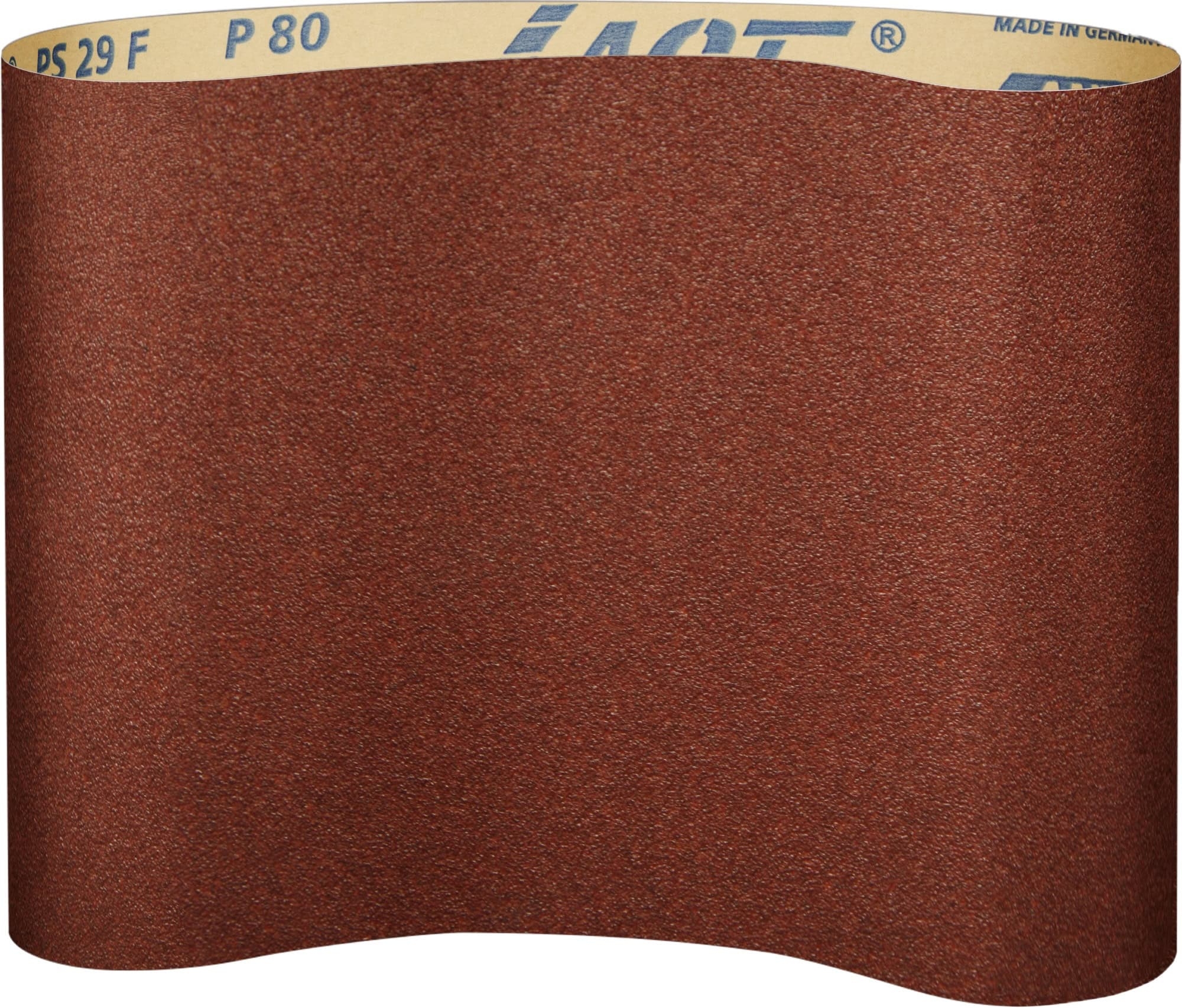 KLINGSPOR PS 29 F ACT Breitschleifband 364040, 1130 mm x 2200 mm, P120, A, F1, Aluminiumkorn, Für Holz Kunststoff und Schleifanwendungen