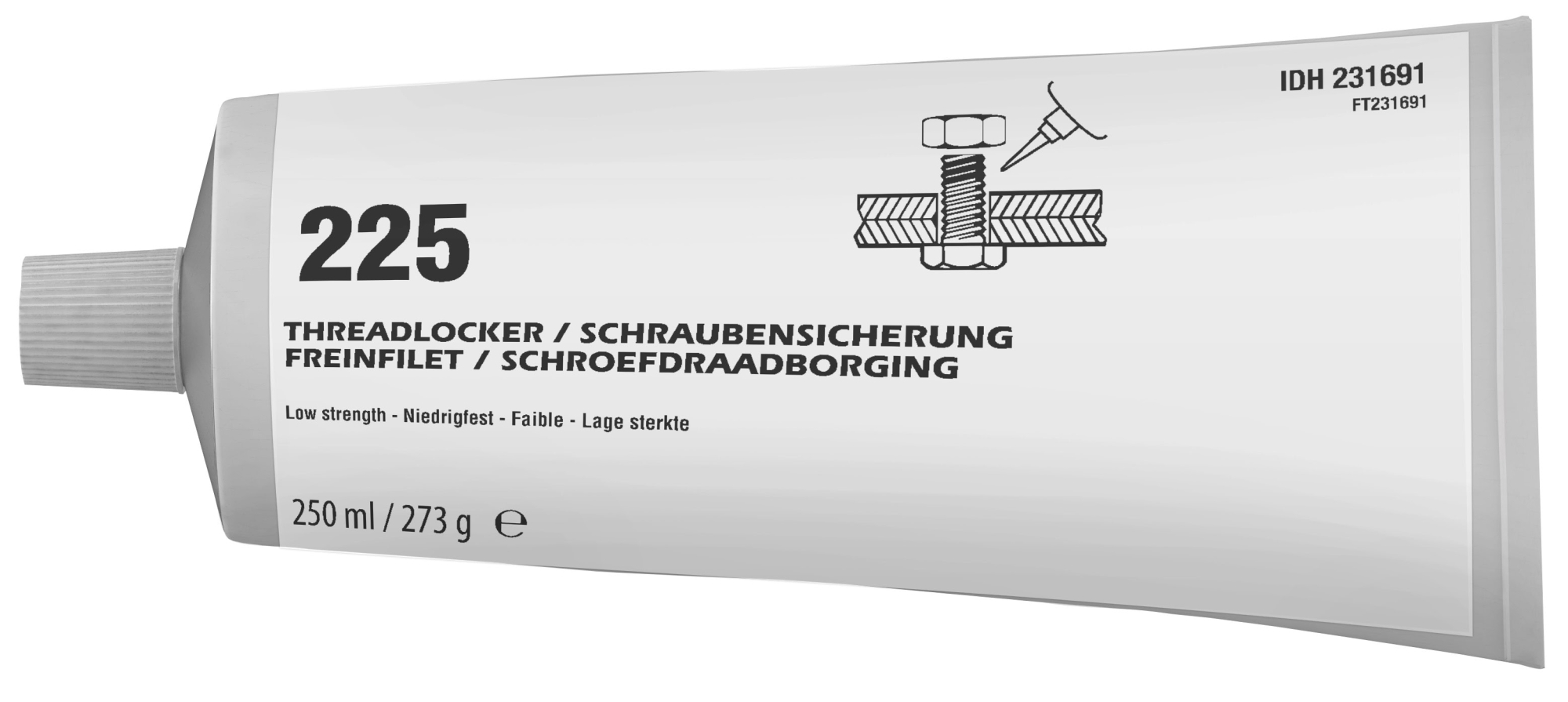 Henkel™ Loctite® 225 Schraubensicherung, 250 ml, Braun, 231691, Universell einsetzbar