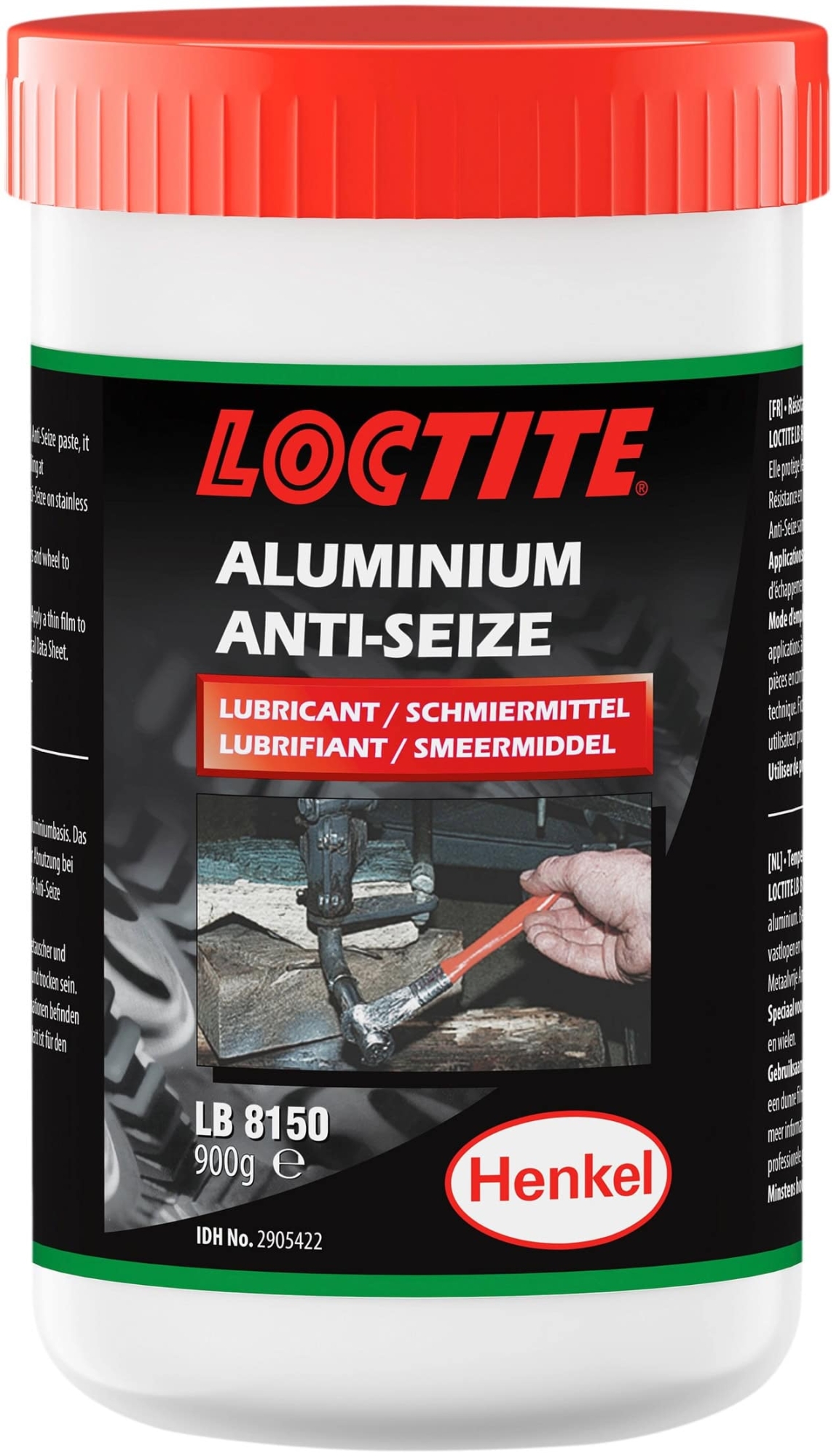 Henkel™ Loctite® LB 8150 Anti-Seize Schmiestoff, 900 g, Silber, 2905422, Für extreme Temperaturen