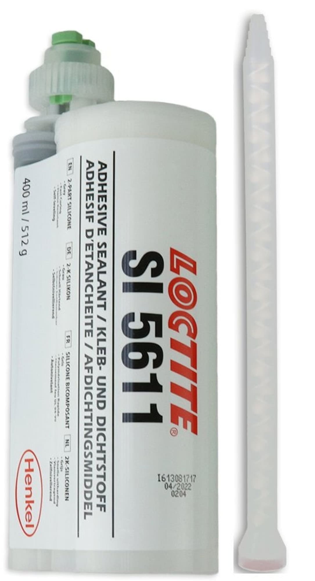 Henkel™ Loctite® Alkoxy Silikon Kleb- und Dichtstoff SI 5611, 400 ml, Grau, Fließend, 2K, 2056552, Sehr schnelle Aushärtung