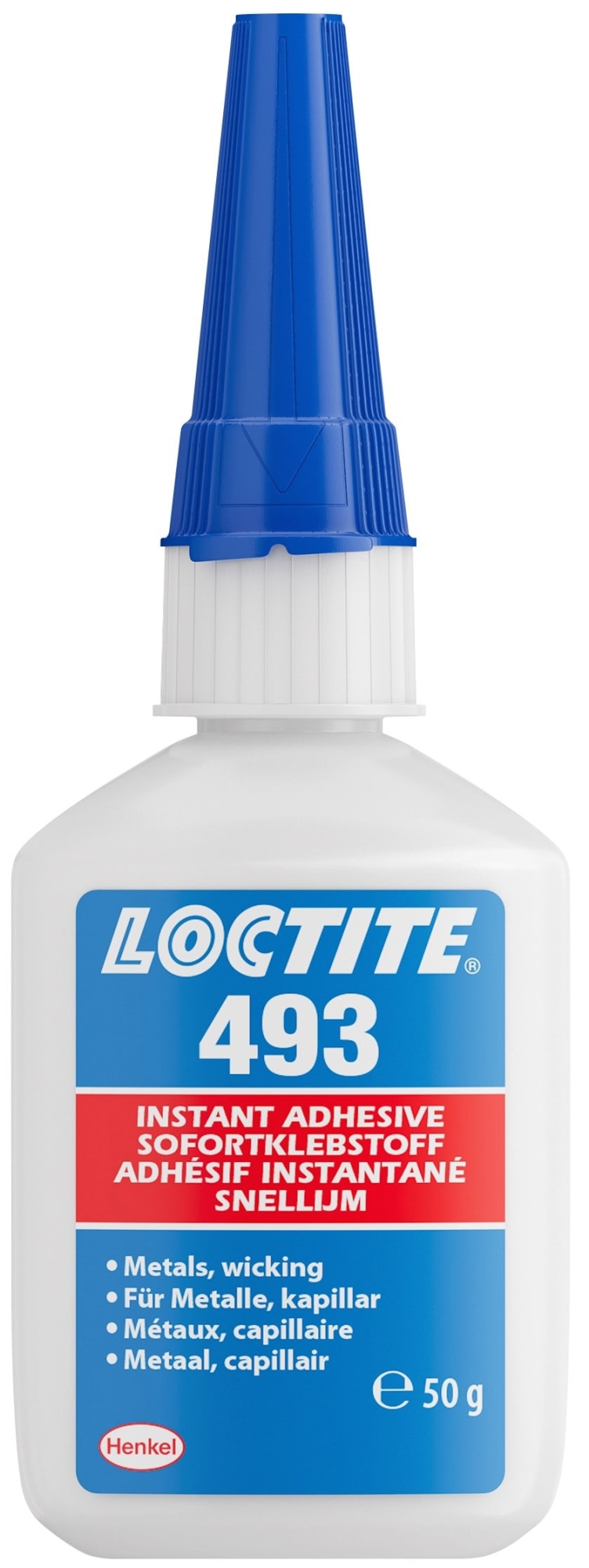 Henkel™ Loctite® 493 Sofortklebstoff, 50 g, Transparent, 234058, Universell einsetzbar