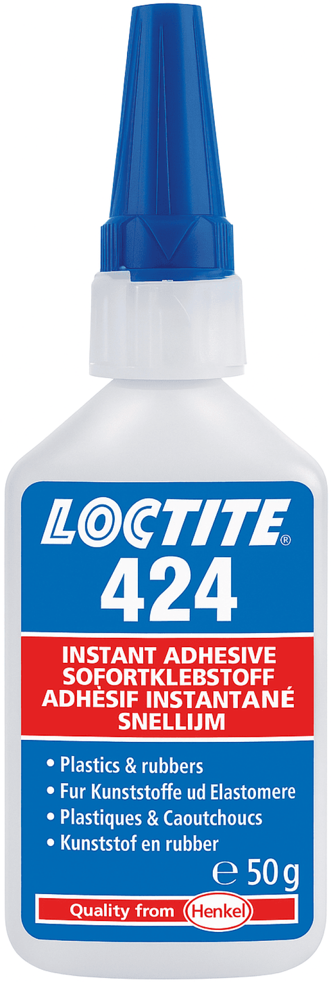 Henkel™ Loctite® 424 Sofortklebstoff, 50 g, Transparent, 142595, Universell einsetzbar